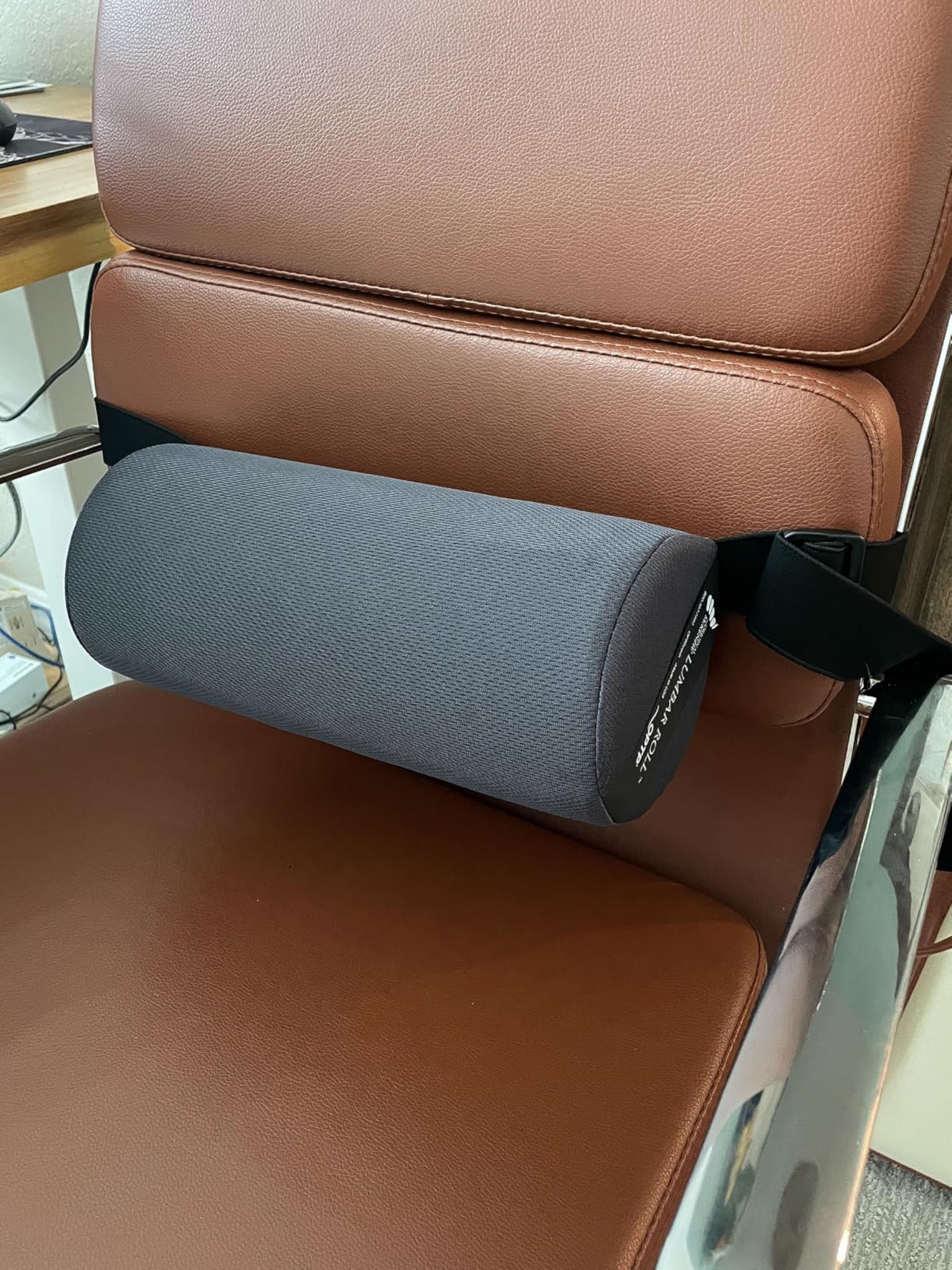 OPTP The Original McKenzie Lumbar Roll - USA-Made Low Back Lumbar Support for Office Chair & Car Seat Back Support Cushion. The Preferred Lumbar Pillow by Physical Therapists - Standard Density customer photo 1