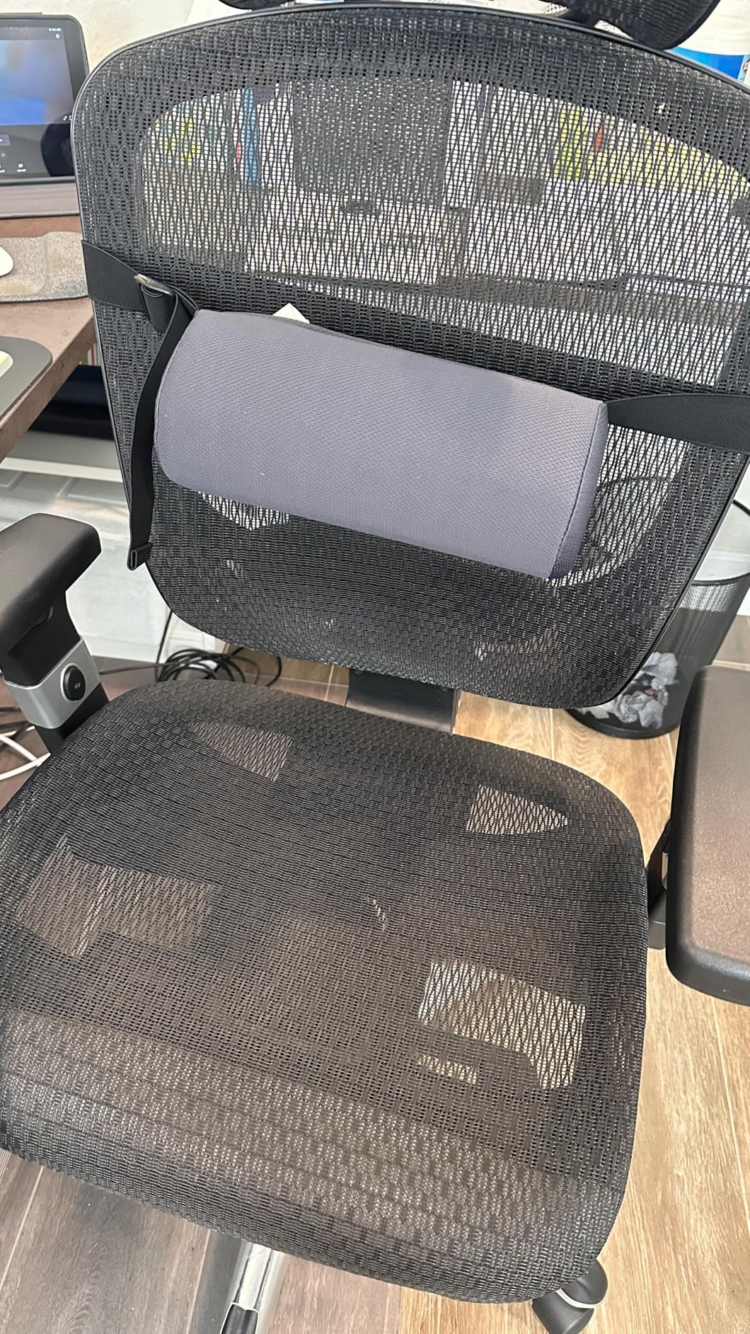 OPTP The Original McKenzie Lumbar Roll - USA-Made Low Back Lumbar Support for Office Chair & Car Seat Back Support Cushion. The Preferred Lumbar Pillow by Physical Therapists - Standard Density customer photo 2