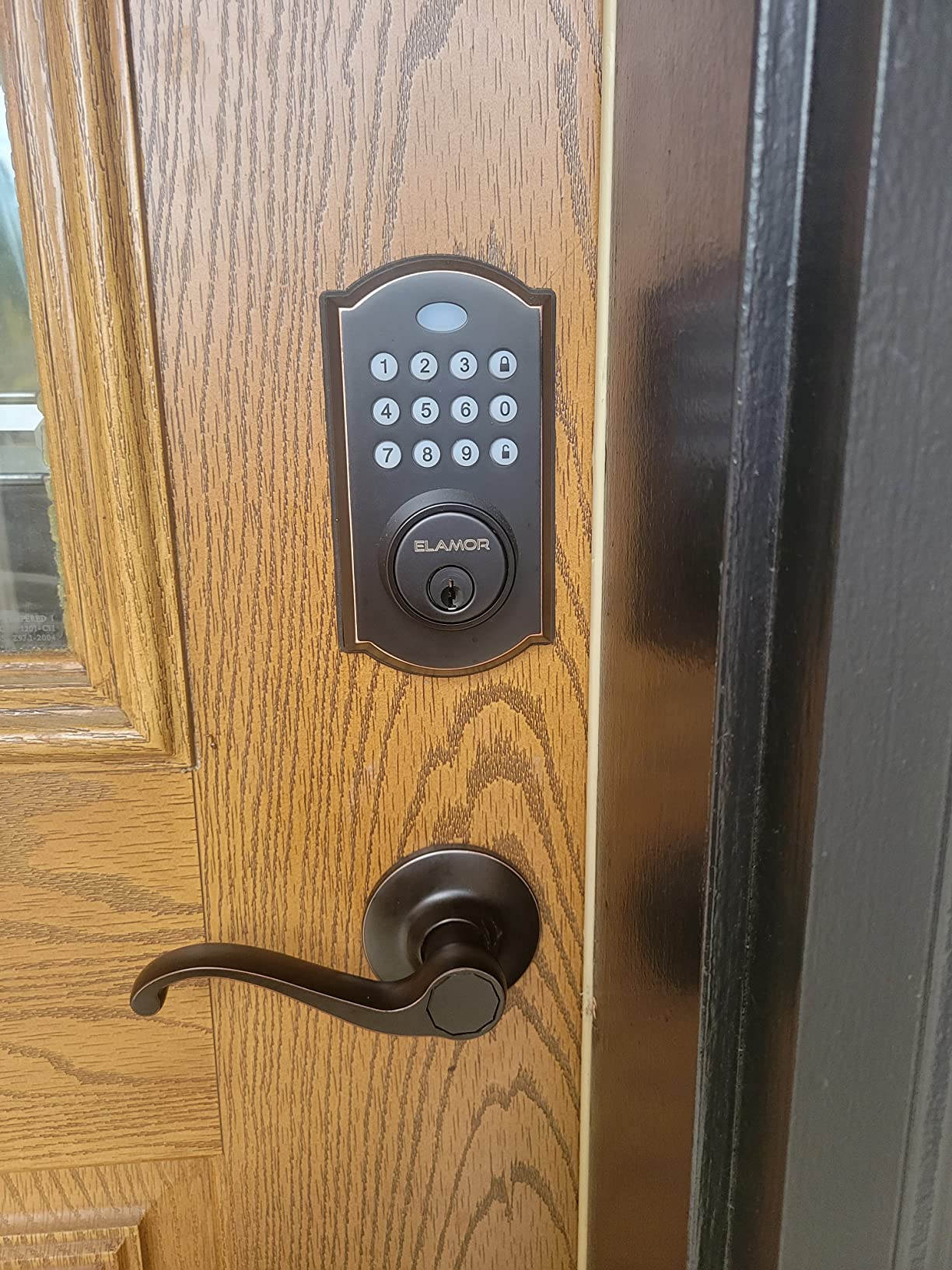 Design House Scroll Passage Door Lever, Polished Brass customer photo 2