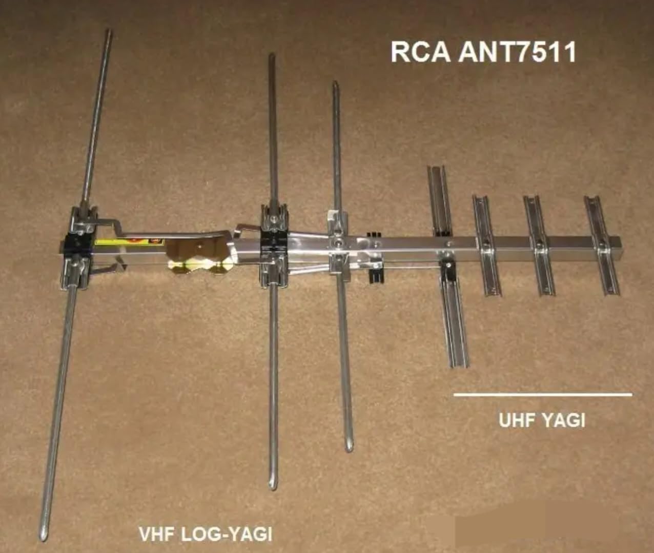 RCA Compact Outdoor or Attic Yagi HD TV Antenna with Super Long 75 Mile Range - Digital OTA Antenna for Clear VHF & UHF Reception, NexGenTV Compatible, Supports 4K/8K 1080p TVs customer photo 1