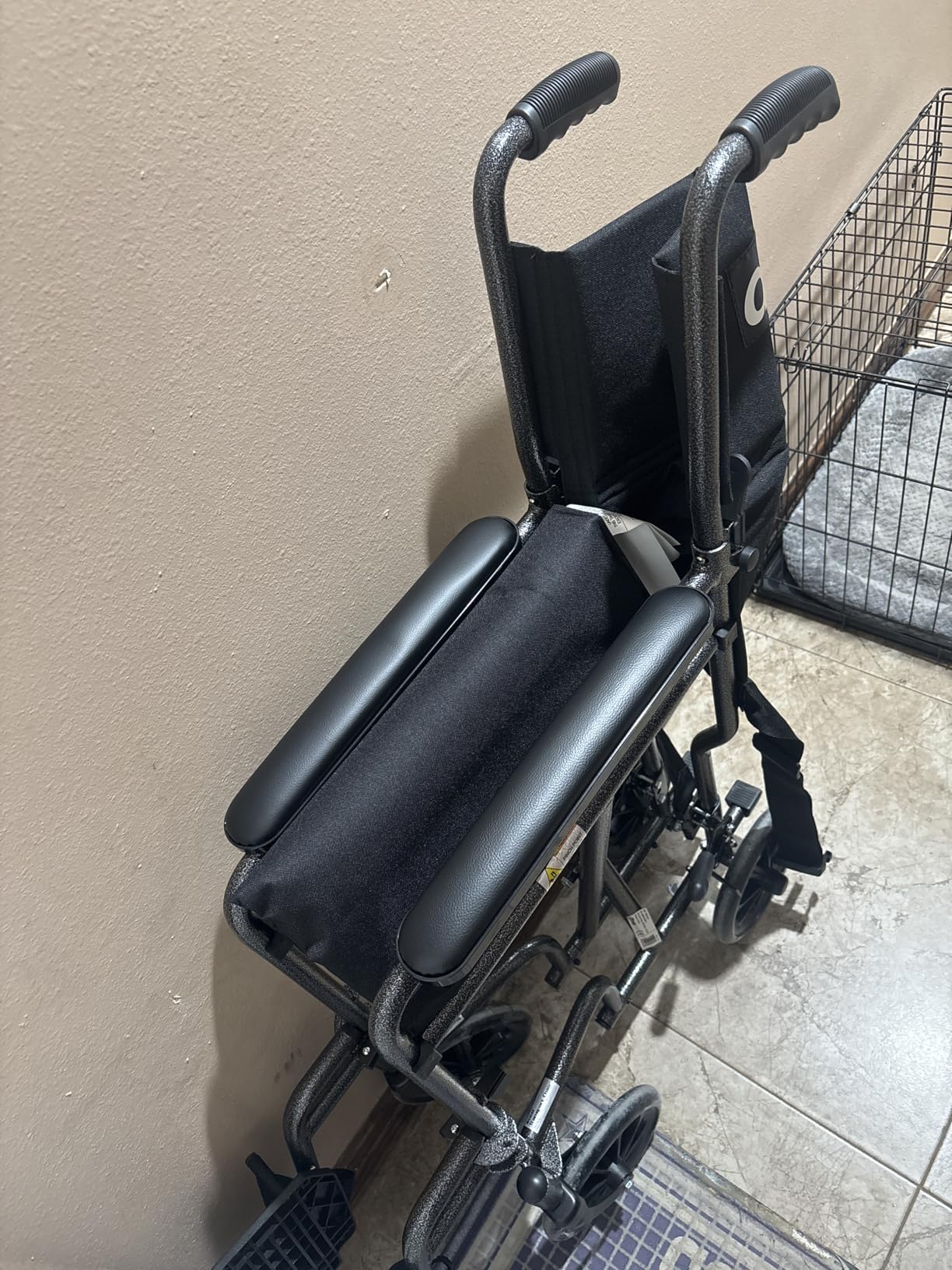 Drive Medical Folding Transport Wheelchair, Swing-Away Footrest, Silver | Lightweight Transport Wheelchair Folds for Easy Storage and Travel with Swing-Away Footrest for Simple Transfers customer photo 1