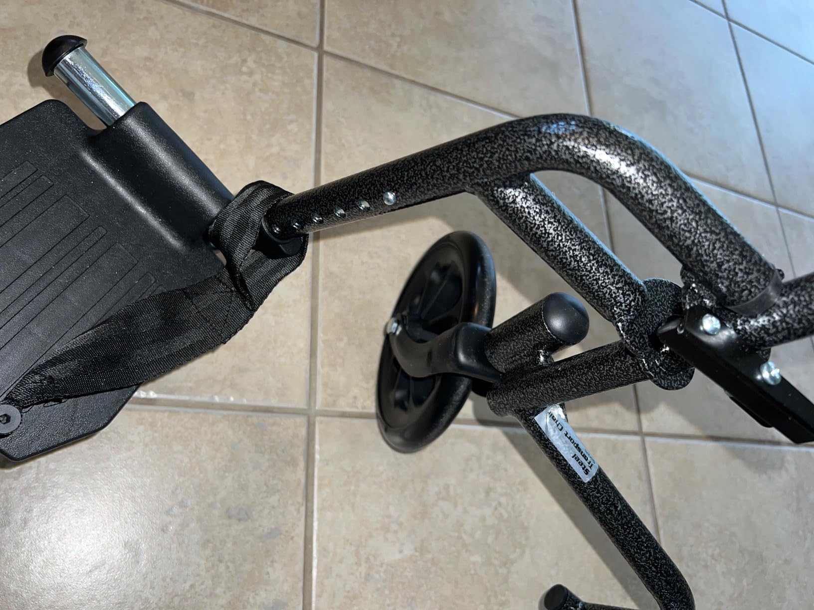 Drive Medical Folding Transport Wheelchair, Swing-Away Footrest, Silver | Lightweight Transport Wheelchair Folds for Easy Storage and Travel with Swing-Away Footrest for Simple Transfers customer photo 2
