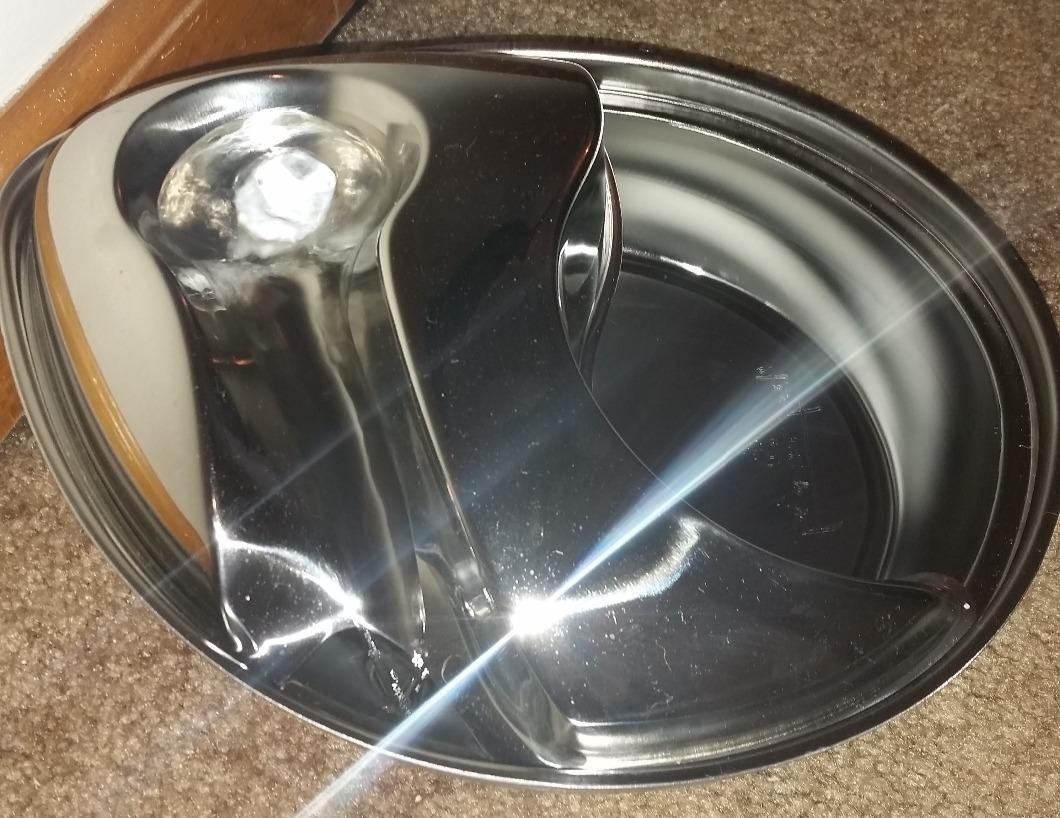 Pioneer Pet Stainless Steel Fountain Raindrop Design, 60oz customer photo 2