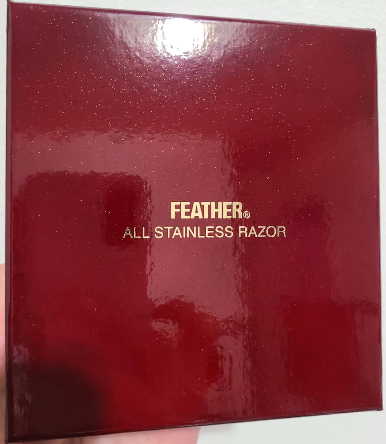 Feather - All Stainless Steel Double Edge Safety Razor AS-D2 - Luxurious Single Blade Razor for Men with Heavy Weight Handle - Built for Closer Shave - Includes 5 Hi-Stainless Blades - Made in Japan customer photo 1