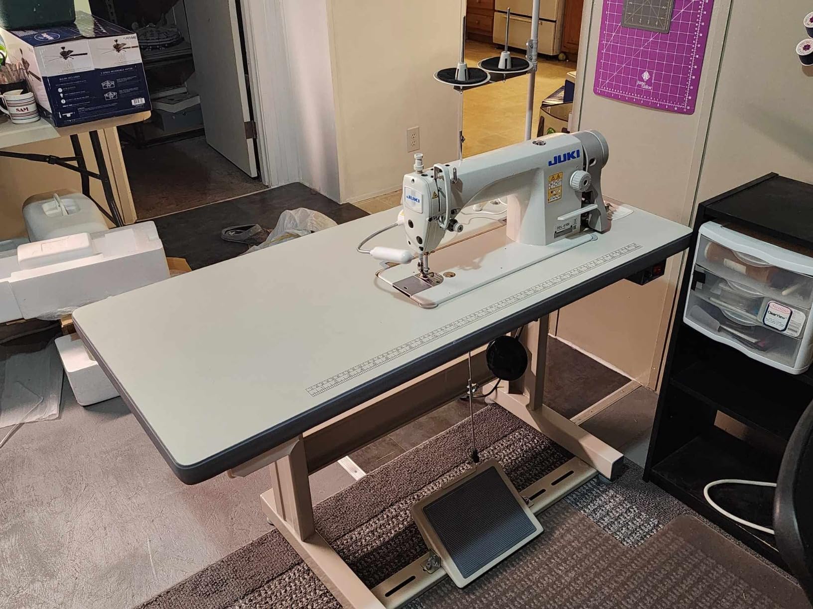 Juki DDL-8700 Industrial Straight Stitch Sewing Machine customer photo 1