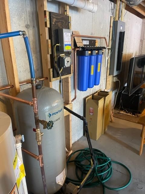 iSpring Commercial-Grade Whole House Water Filter System, Eliminates 99% Chlorine, Sediment, Taste, Odor, 3-Stage 20x4.5-inch Industrial Standard Filters, Model: WGB32B, 1-inch Inlet/Outlet customer photo 2