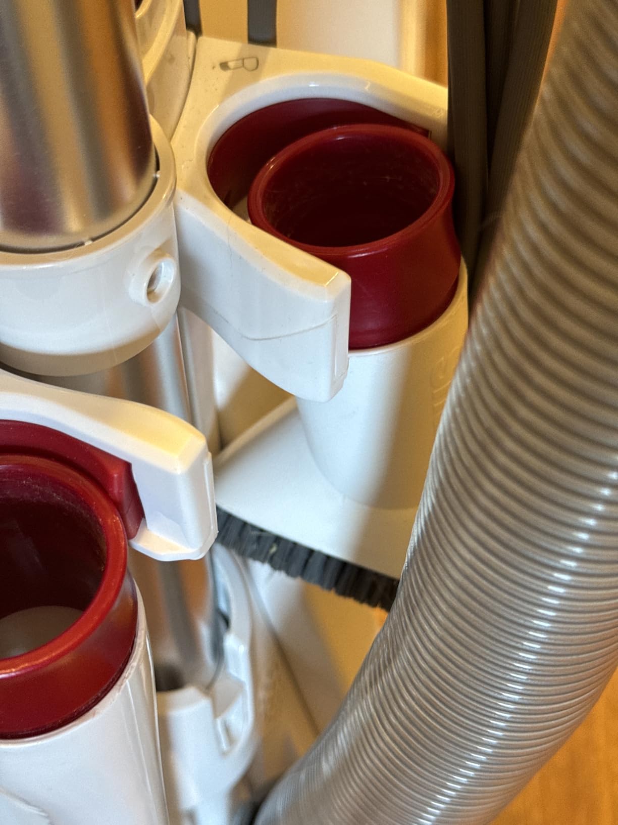 Upright Vacuum Cleaner | Rotator Lift-Away | Pet Hair, Carpet & Hard Floor Cleaning | Dusting Brush, Upholstery & Crevice Tools | HEPA Filter | Swivel Steering | Headlights | White/Red | NV501 customer photo 2