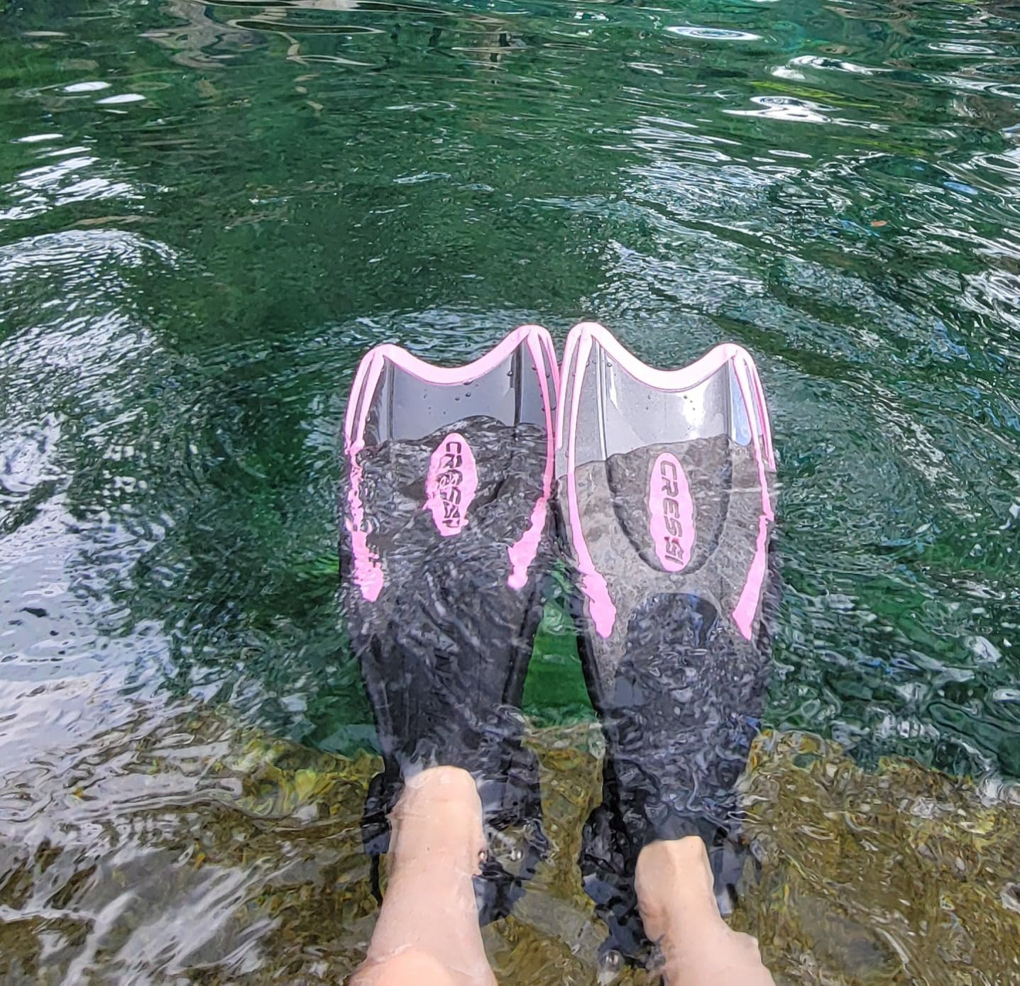 Cressi Adult Light Weight Premium Travel Snorkel Set - Mask and Fins Made in Italy - Palau Set customer photo 1