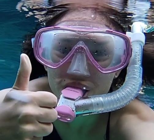 Cressi Adult Light Weight Premium Travel Snorkel Set - Mask and Fins Made in Italy - Palau Set customer photo 2