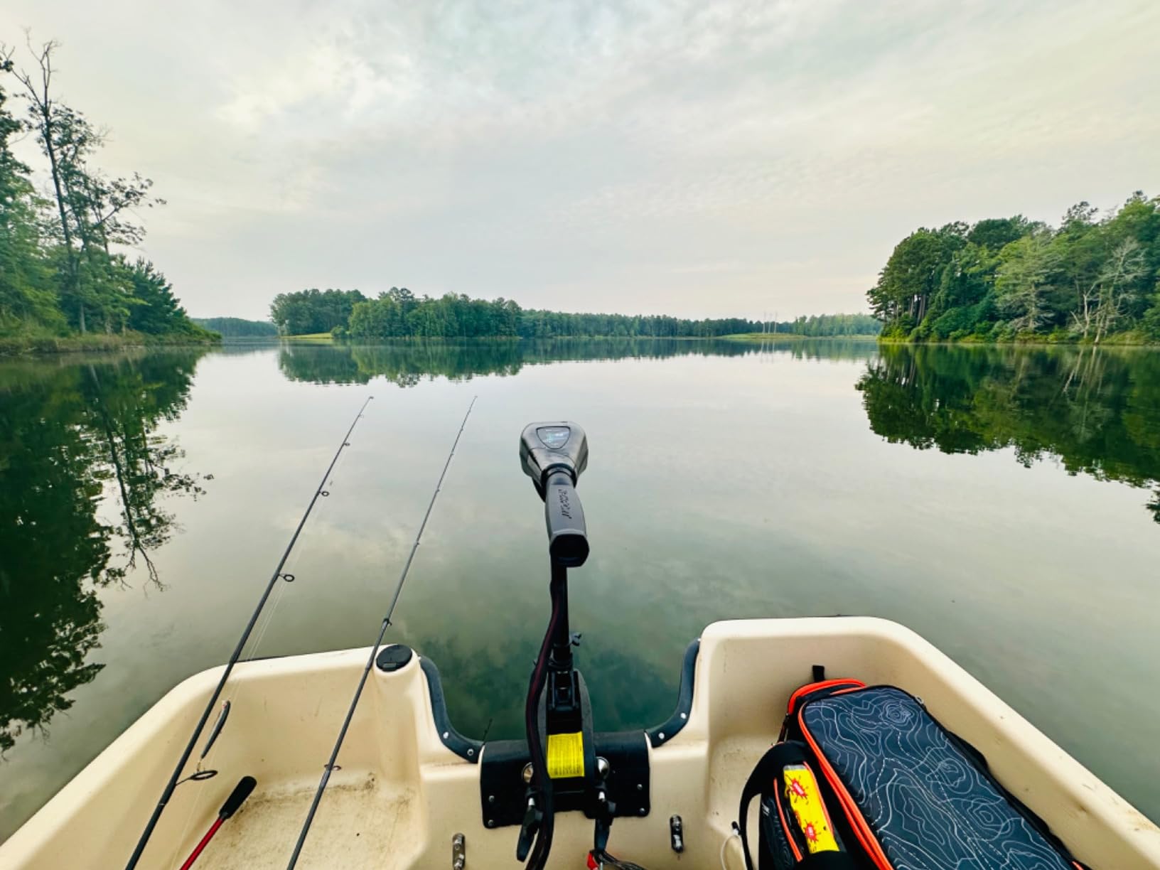 Newport NV-Series Thrust Saltwater Transom Mounted Trolling Electric Trolling Motor w/LED Battery Indicator customer photo 2