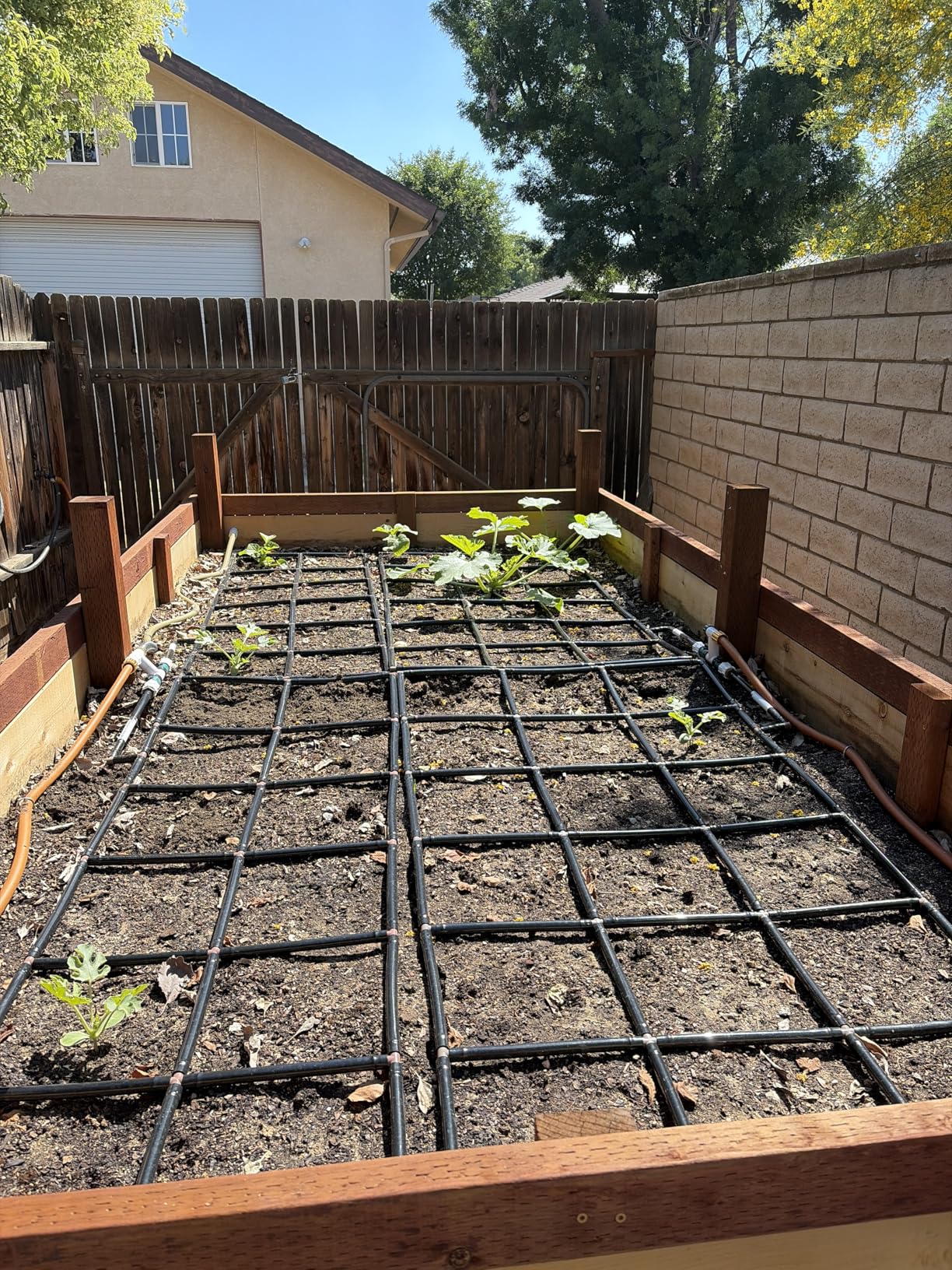 Garden Grid Watering System, 4x4 | Garden Watering System for Raised Beds - But Better | Pre-Assembled, Waters Every Plant Evenly, 1-Min Setup | Square Foot Gardening | US-Made | Standard 44