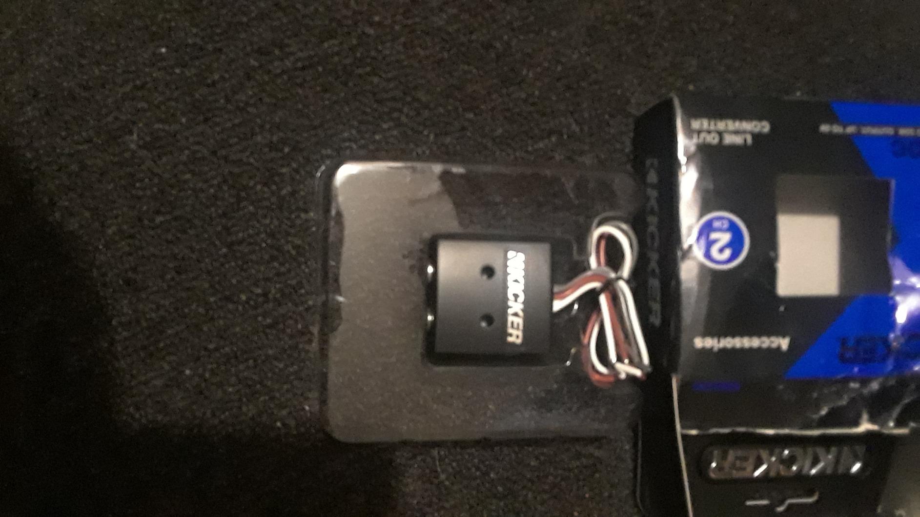 Kicker 46KISLOC K-Series Interconnect, Speaker to RCA W/Line-Out Converter customer photo 1