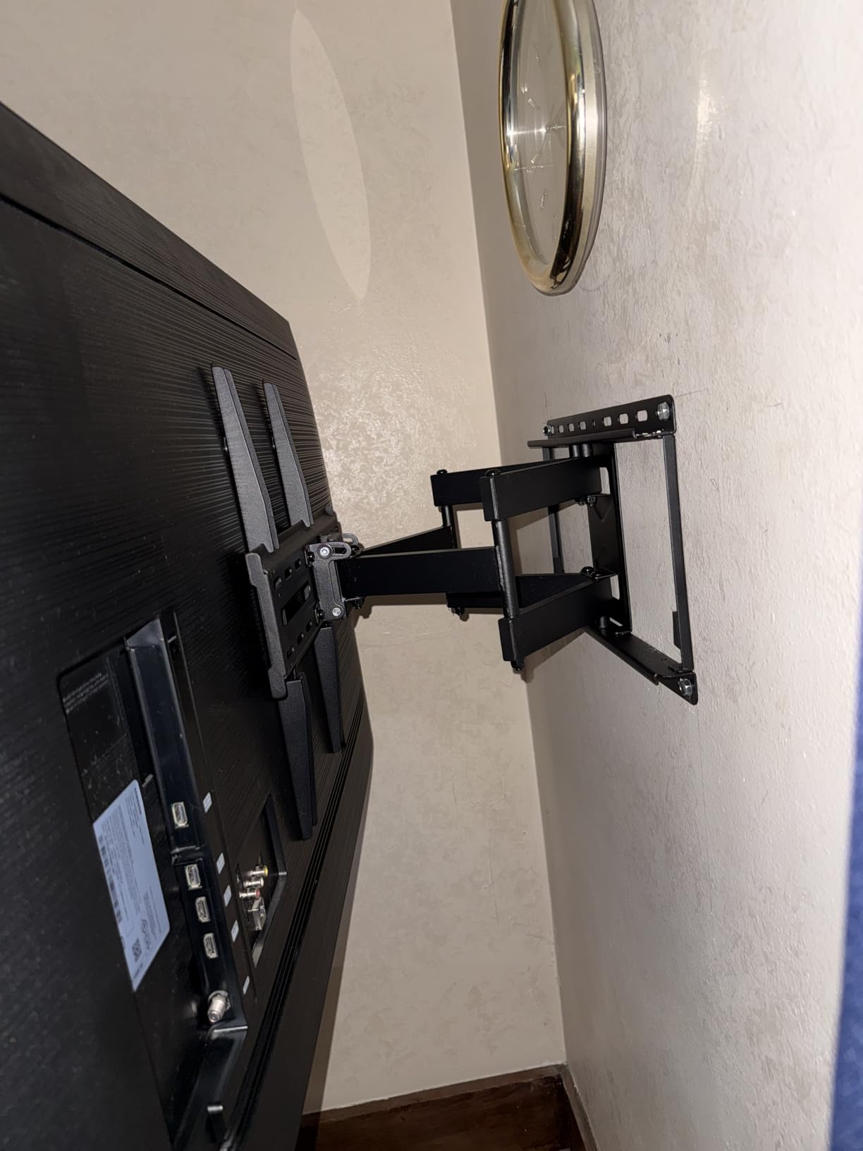 Mounting Dream TV Wall Mount for 32-70 Inch Television, Full Motion Bracket with Swivel and Tilt, Articulating Dual Arms, Max VESA 400x400mm, 99lbs, MD2380 customer photo 2