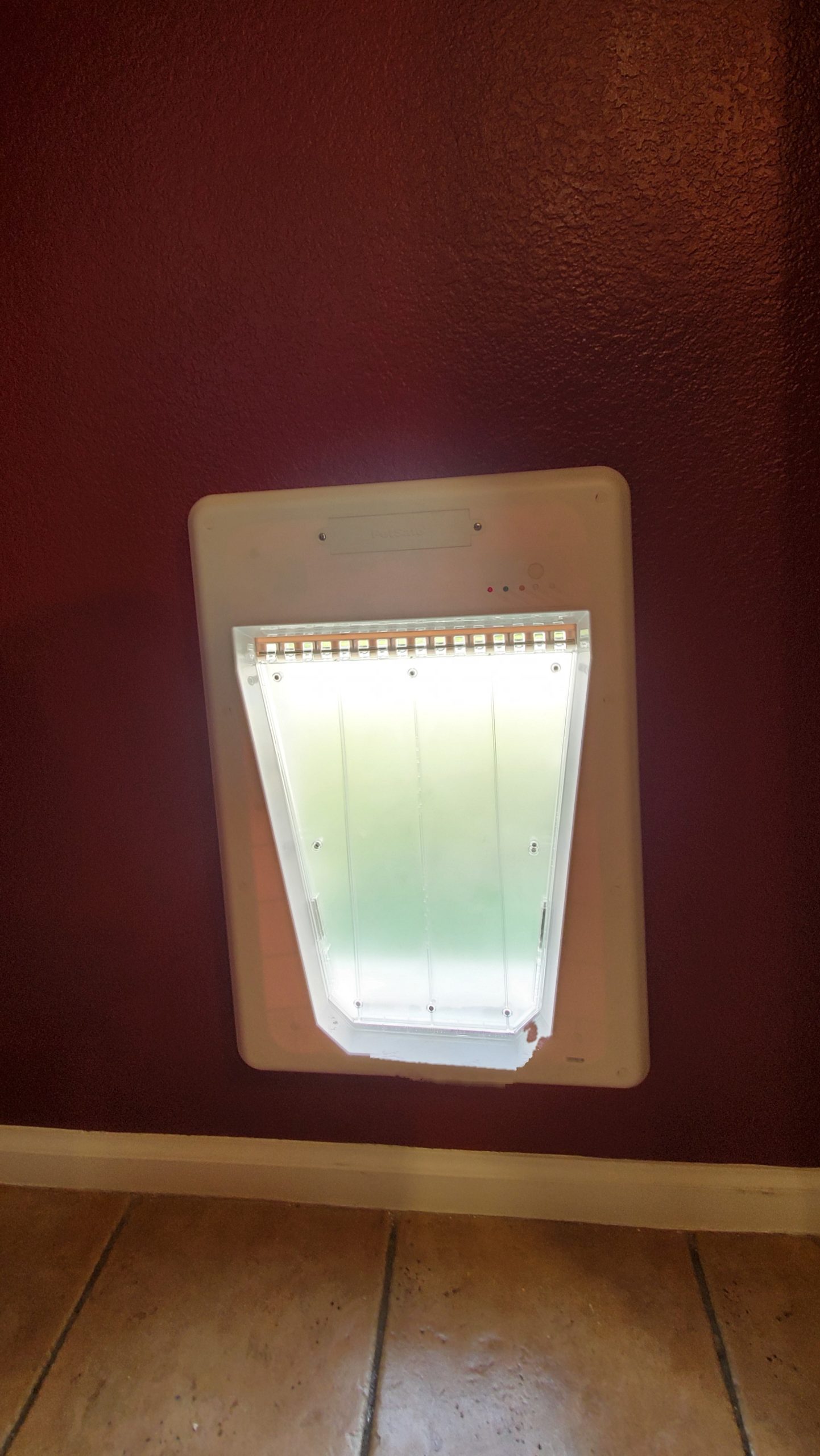 PetSafe Electronic SmartDoor - White, Large with Extra SmartKey customer photo 2