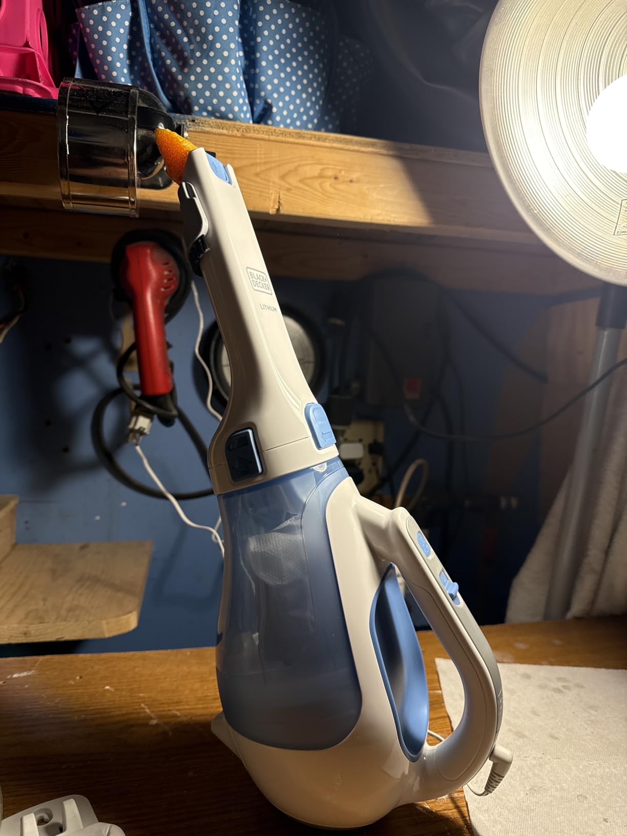 BLACK+DECKER dustbuster Handheld Vacuum, Cordless Car Vacuum Portable 12V, with Rotating and Extendable Nozzle (HHVI320JR02) customer photo 1