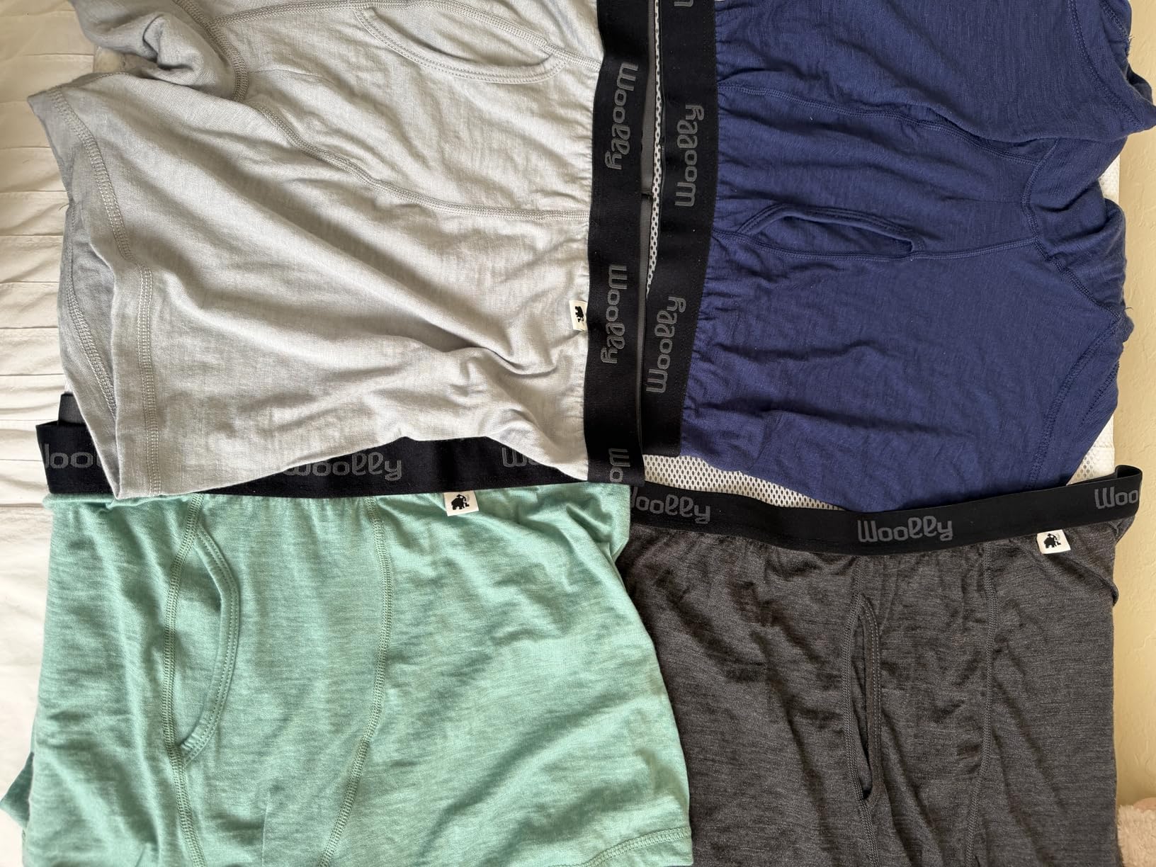 Woolly Men's 100% Merino Wool Active Boxers for Everyday, RWS Certified customer photo 1