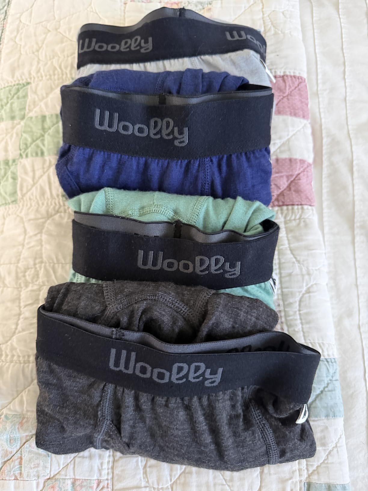 Woolly Men's 100% Merino Wool Active Boxers for Everyday, RWS Certified customer photo 2
