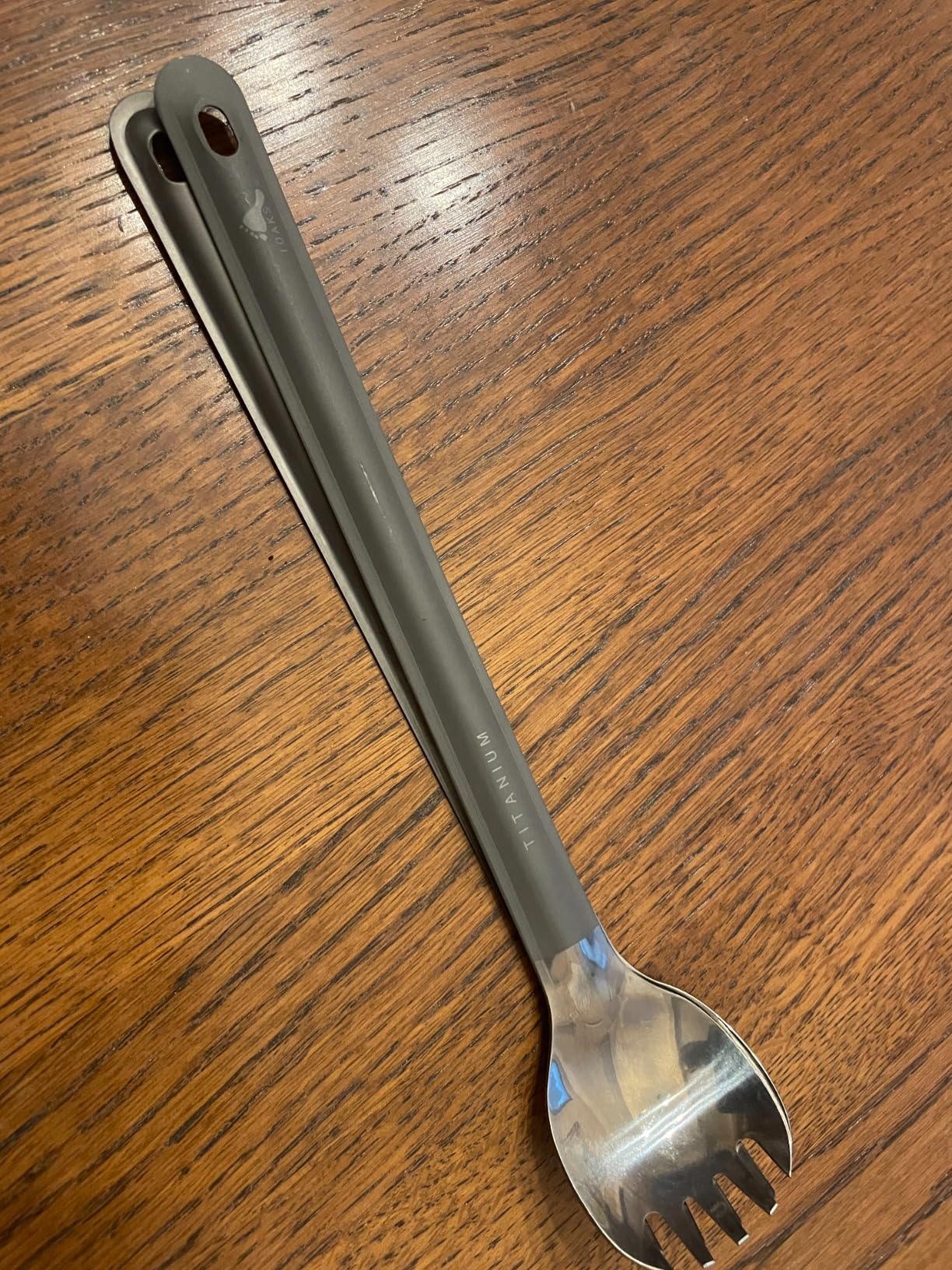 TOAKS Titanium Long Handle Spork with Polished Bowl customer photo 1