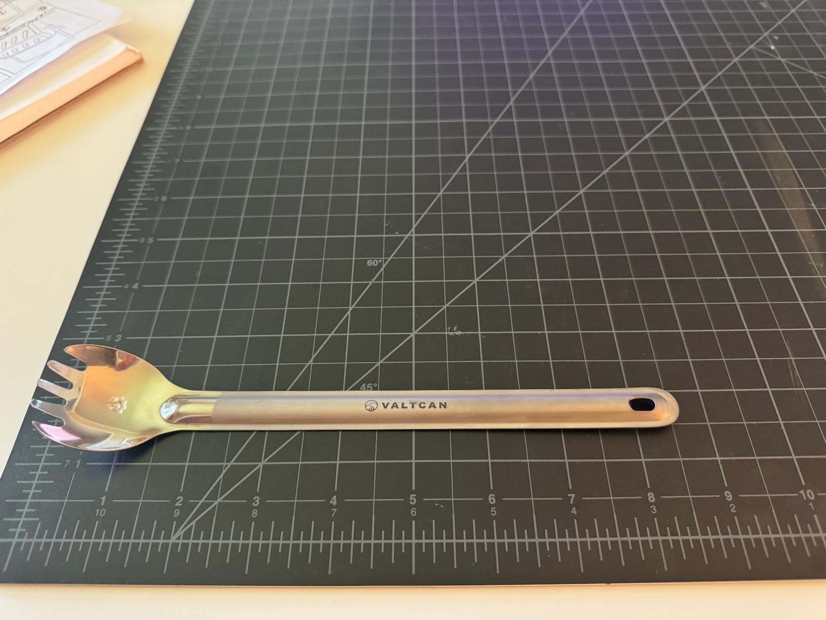 Titanium Spork Long Handle Polished Bowl 9 inch 230mm Camping Backpacking Essential Utensil customer photo 2