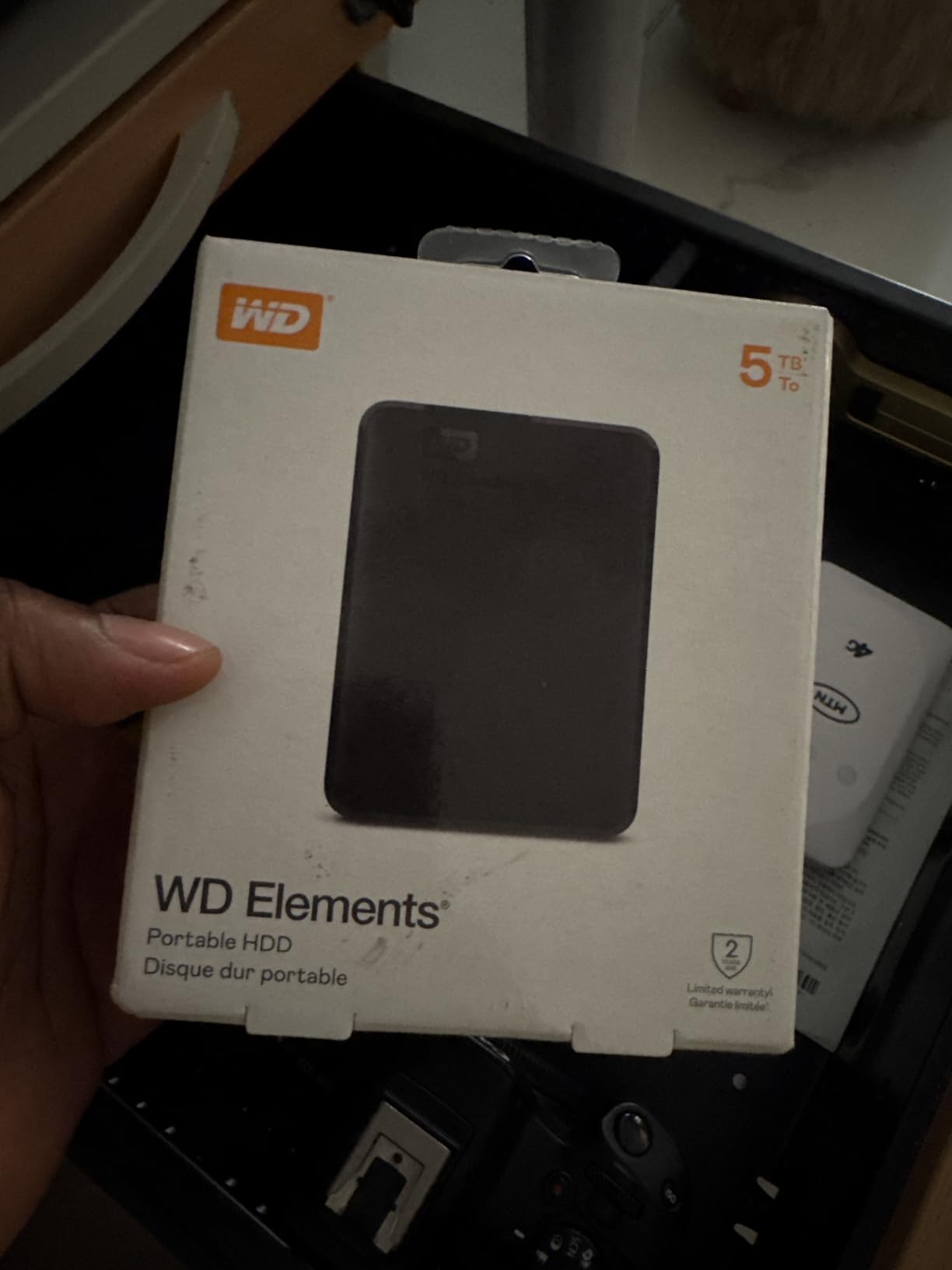 WD 2TB Elements Portable External Hard Drive for Windows, USB 3.2 Gen 1/USB 3.0 for PC & Mac, Plug and Play Ready - WDBU6Y0020BBK-WESN customer photo 2