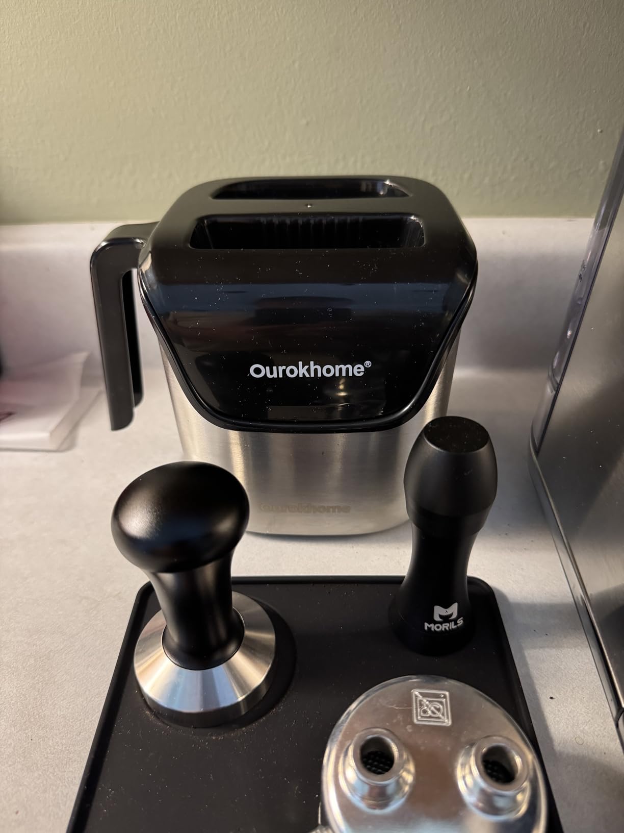 LuxHaus 58mm Espresso Tamper - LuxHaus Premium Barista Coffee Tamper - 100% Flat Stainless Steel Base customer photo 2