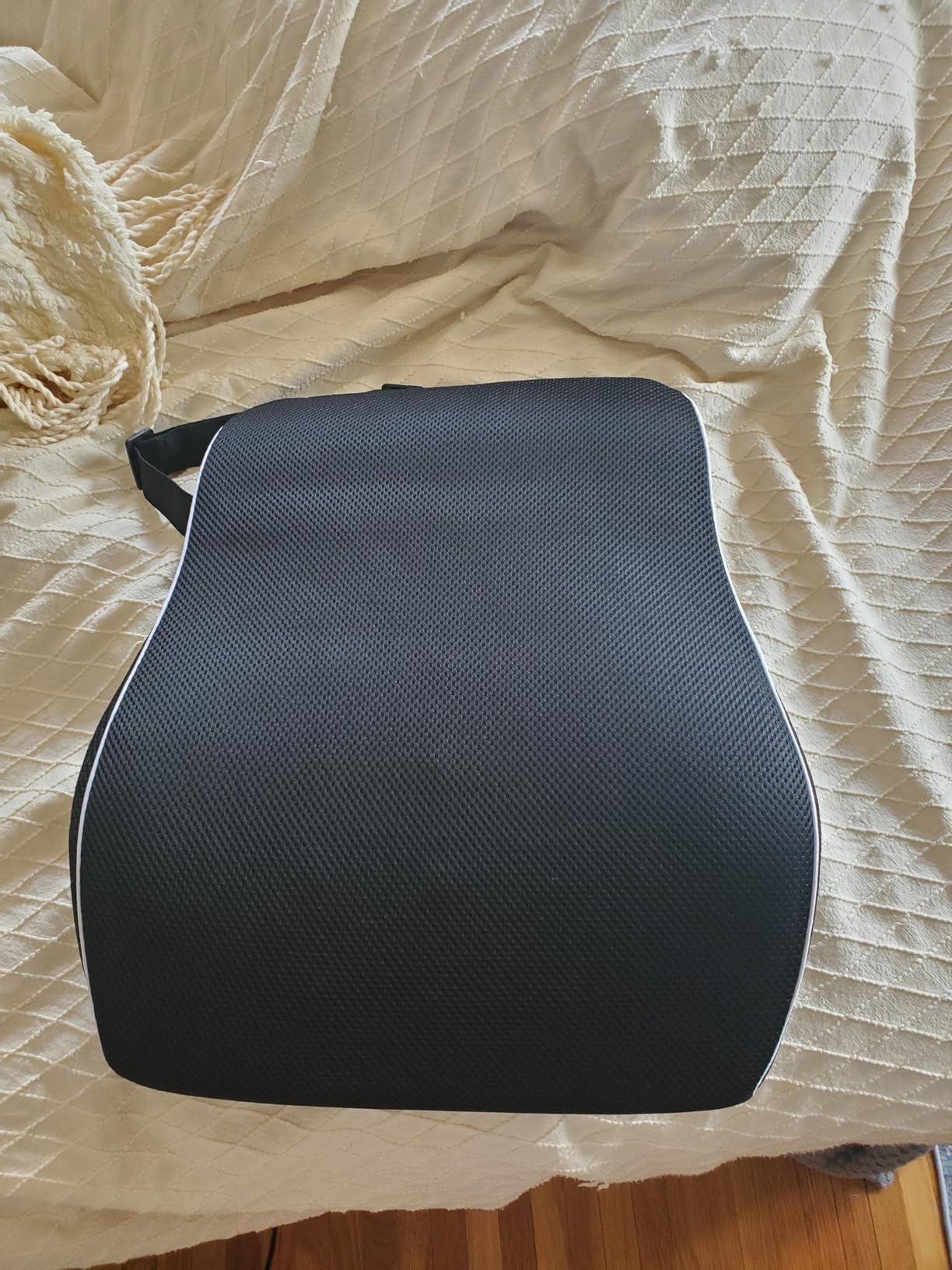 Lumbar Support Pillow for Office Chair, Office Home Essentials, Gifts for Mom, Dad, Back Support Pillow for Car, Chair Cushions, Back Pain Relief Improve Posture, Mesh Cover Double Adjustable Straps customer photo 1