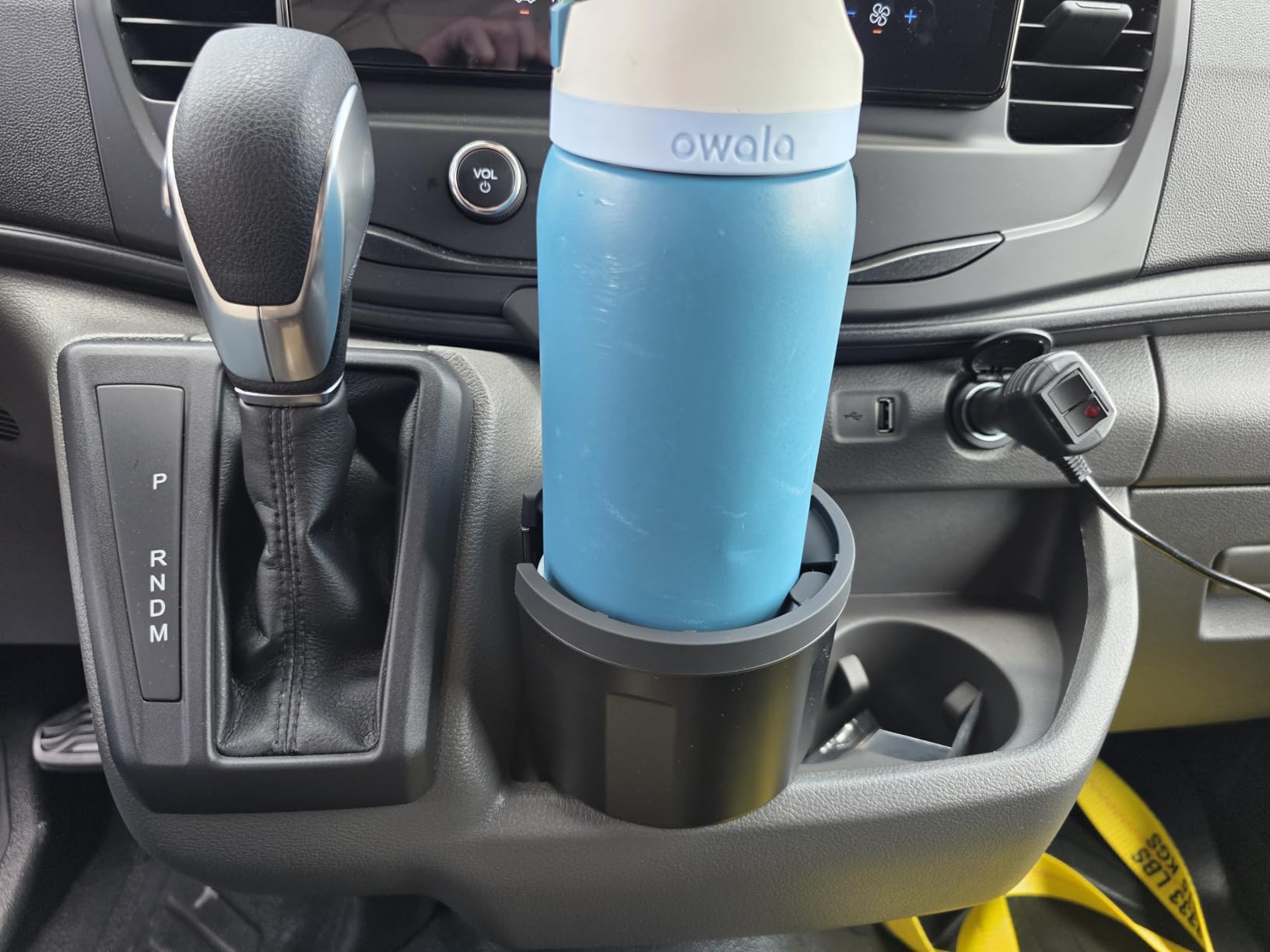 Swigzy Car Cup Holder Expander Adapter for Large Water Bottles - [Patented & Upgraded] - Holds: Hydro-Flask, Yeti, Nalgene, Owala, 32-40oz - Adjustable Expandable Insert Extender - Universal customer photo 1