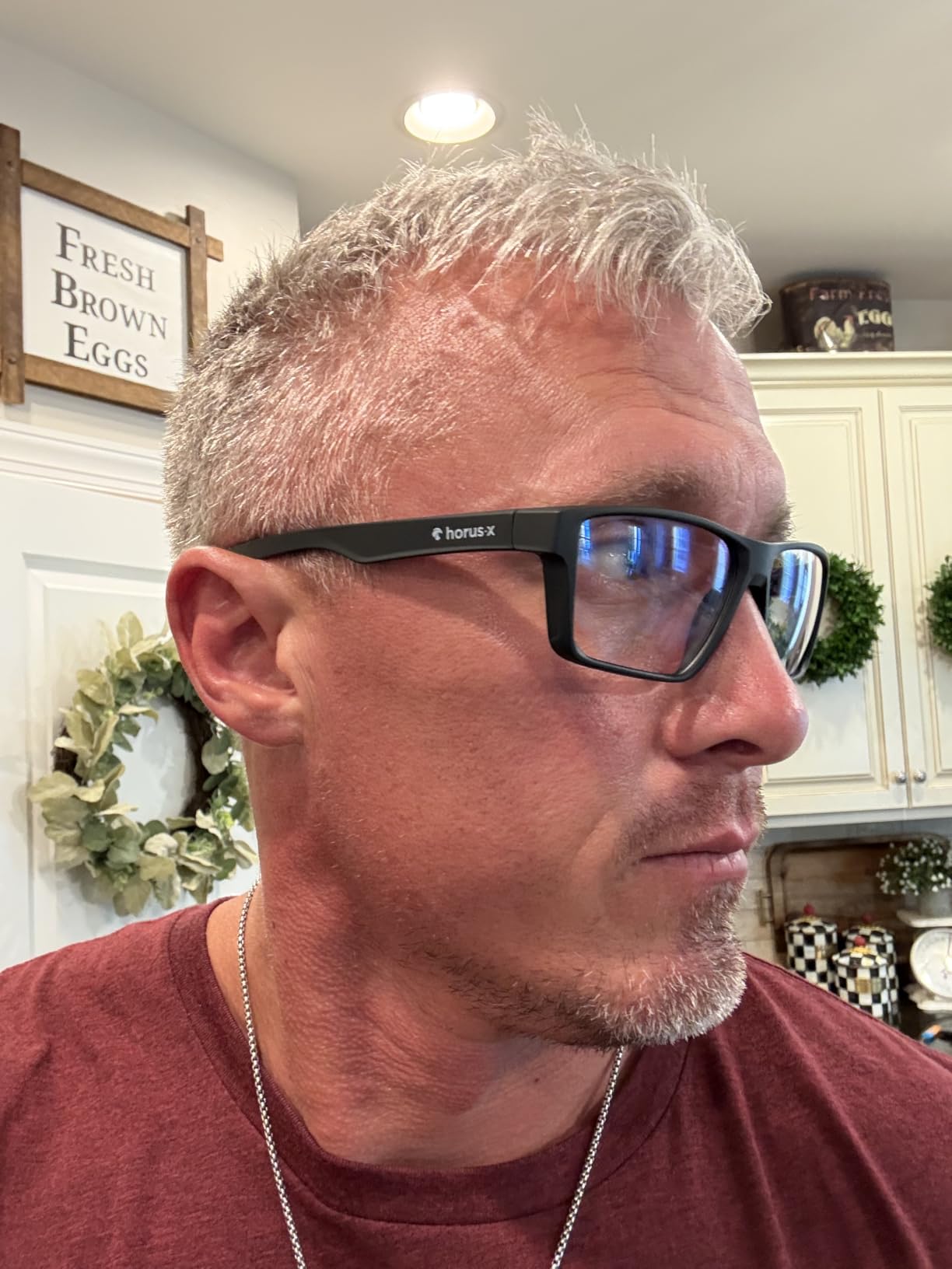 Horus X Blue Light Glasses Men Women | Blue Light Blocking Glasses for Screen Anti-Fatigue Eye Migraine customer photo 1