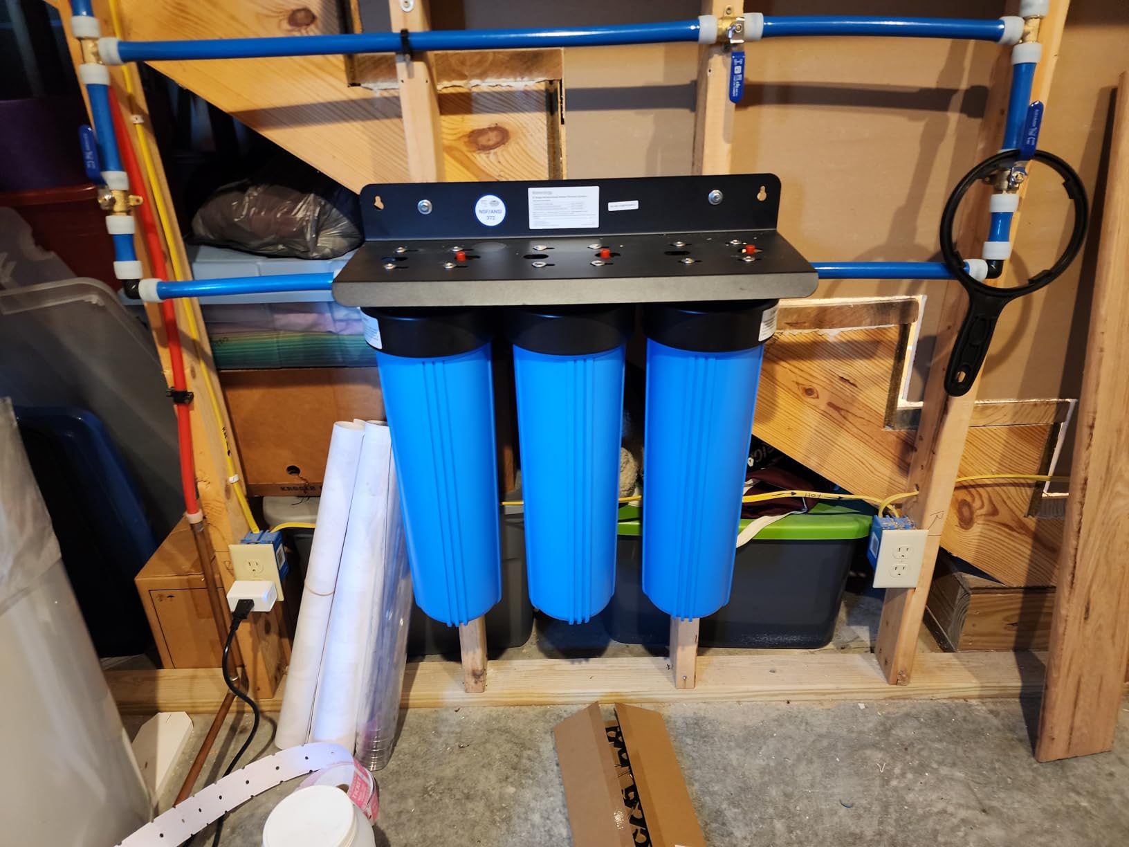 Waterdrop WHF3T-PG 3-Stage Whole House Water Filter System, 1