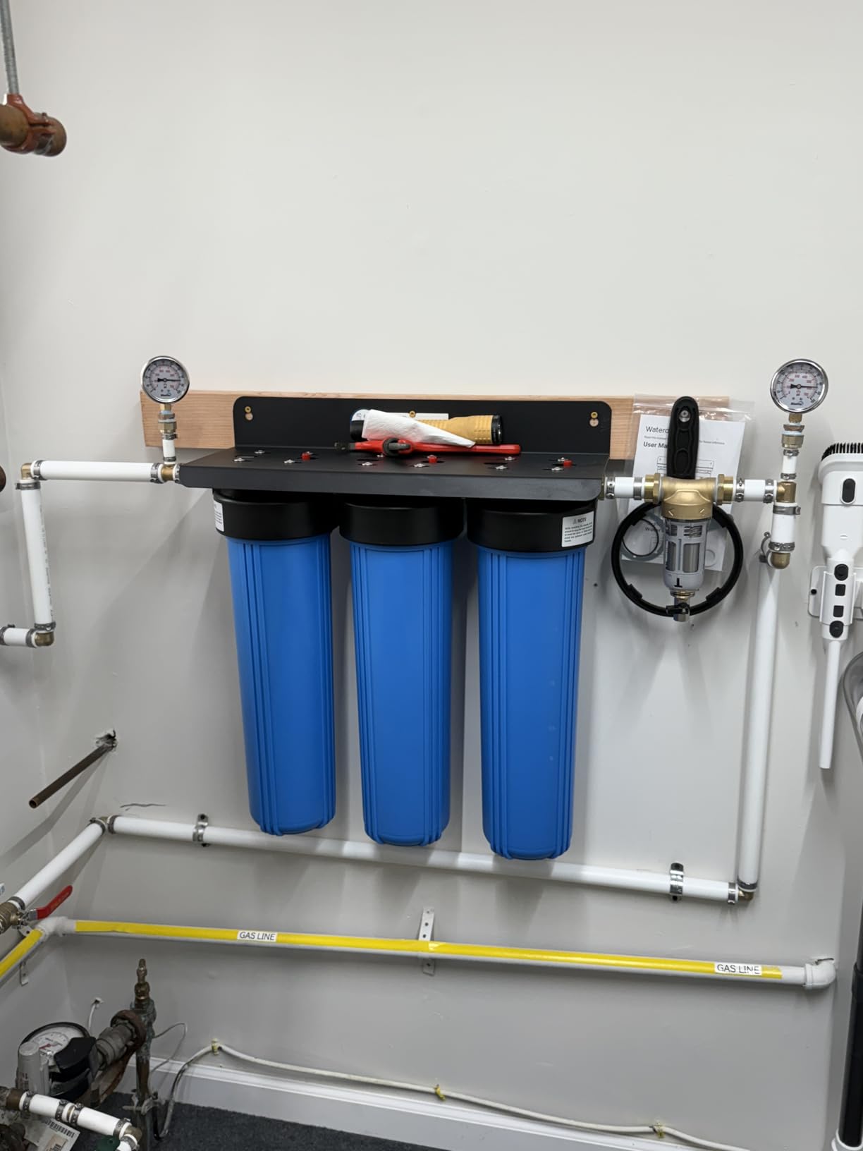 Waterdrop WHF3T-PG 3-Stage Whole House Water Filter System, 1