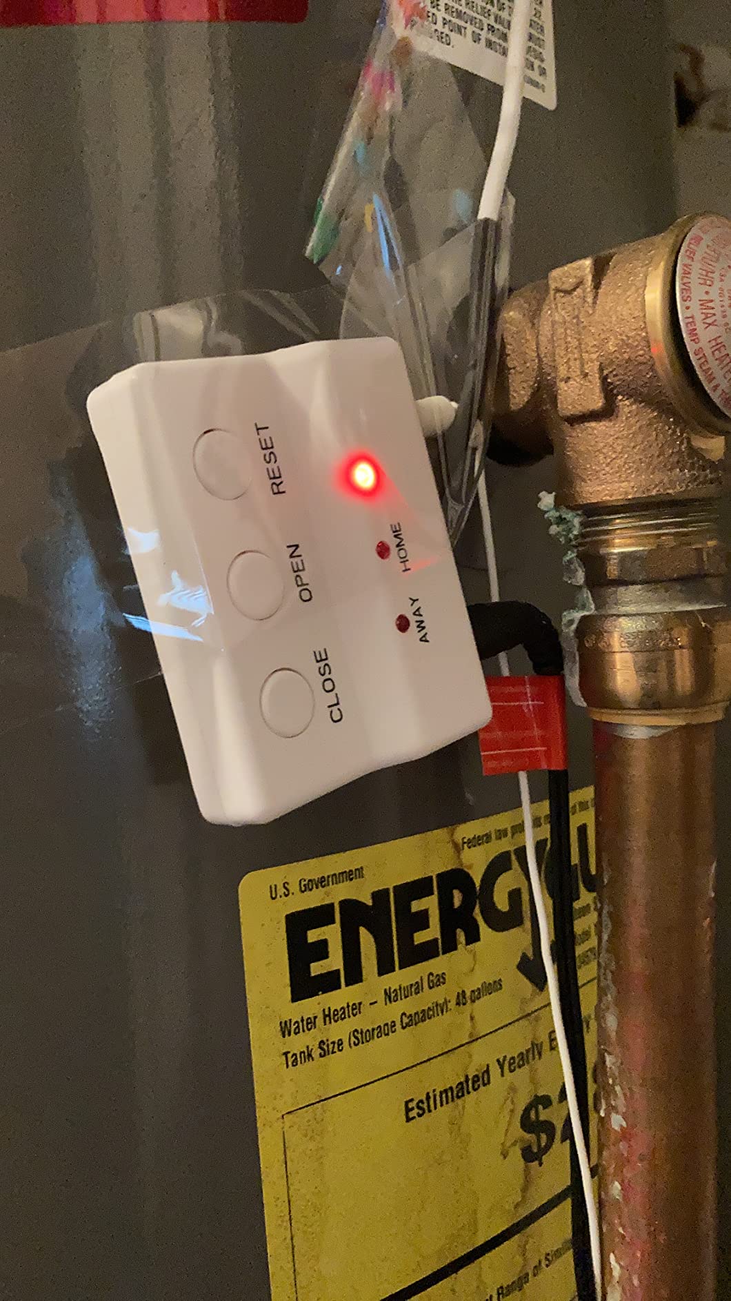 E-SDS Water Leak Detector with Shutoff Valve, Sensors and Sounds Alarm, Automatic Water Leak Shut Off Valve System, for Pipes 3/4 NPT, Flood Prevention for Laundry, Water Heaters and More customer photo 2