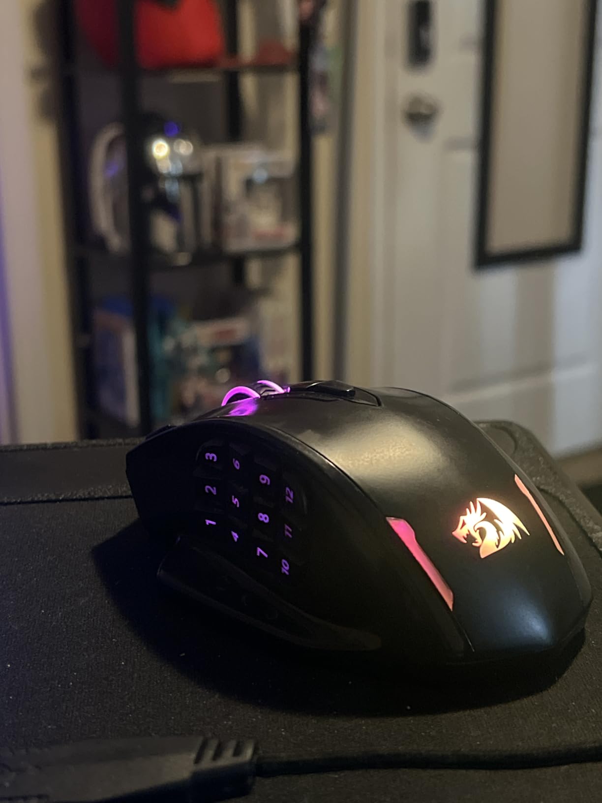 Redragon M908 Wired MMO RGB Gaming Mouse 12400 DPI Remapping Keys customer photo 1
