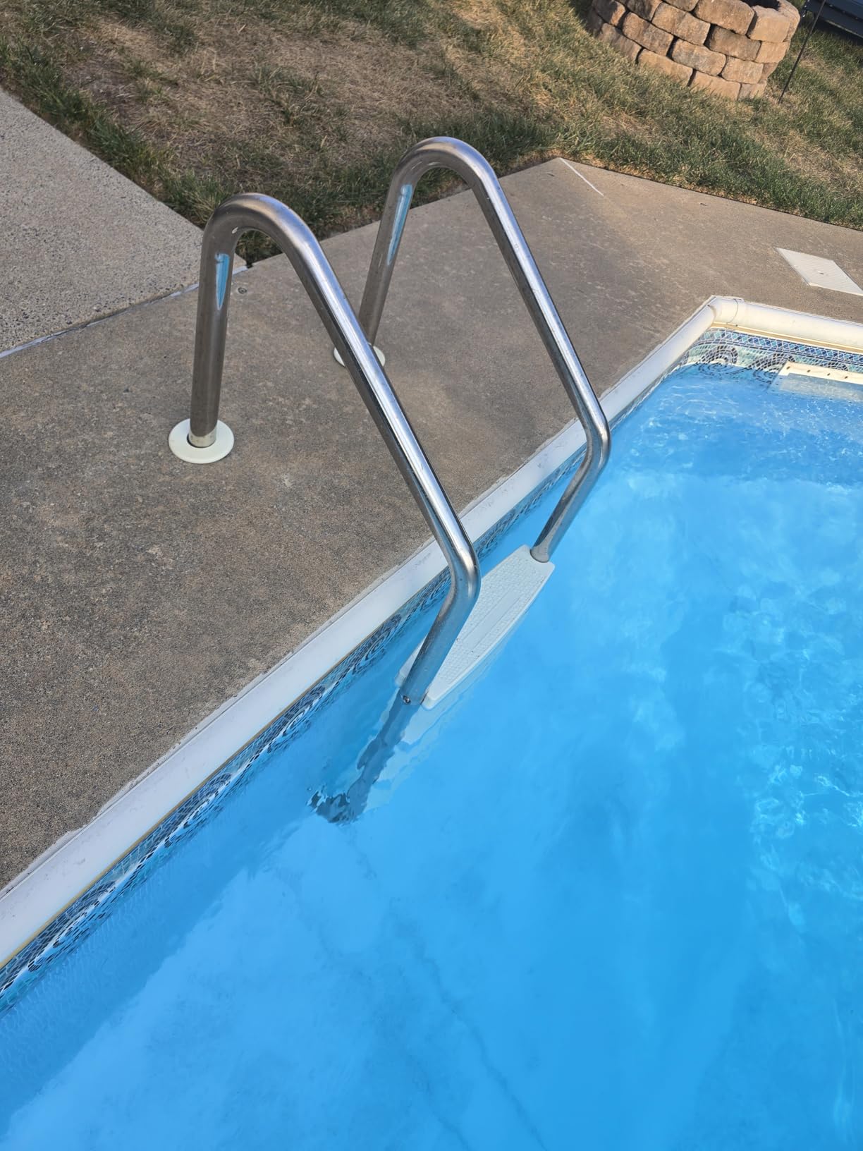 Aqua Select 3-Step Stainless Steel Pool Ladder for Inground Swimming Pools, 250 lb Capacity customer photo 1