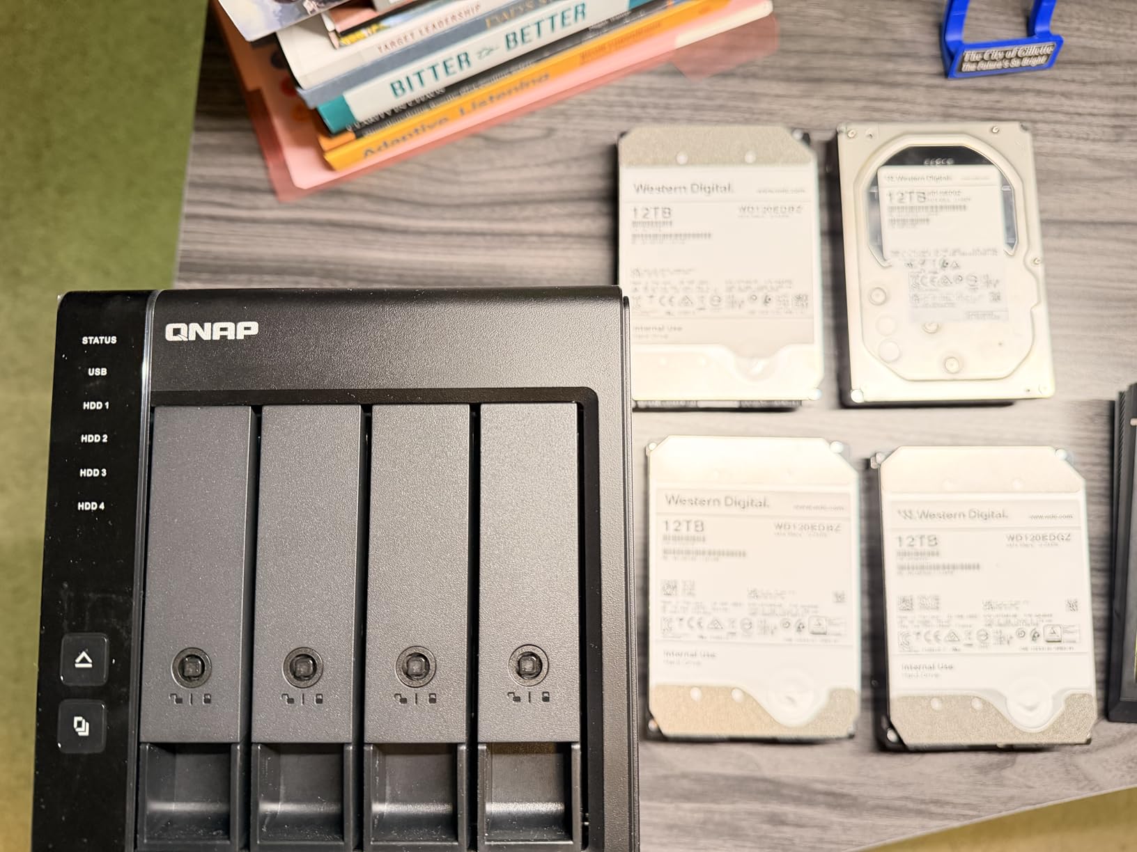 QNAP TR-004 4 Bay USB Type-C Direct Attached Storage (DAS) with hardware RAID (Diskless) | Hardware RAID, Diskless customer photo 2