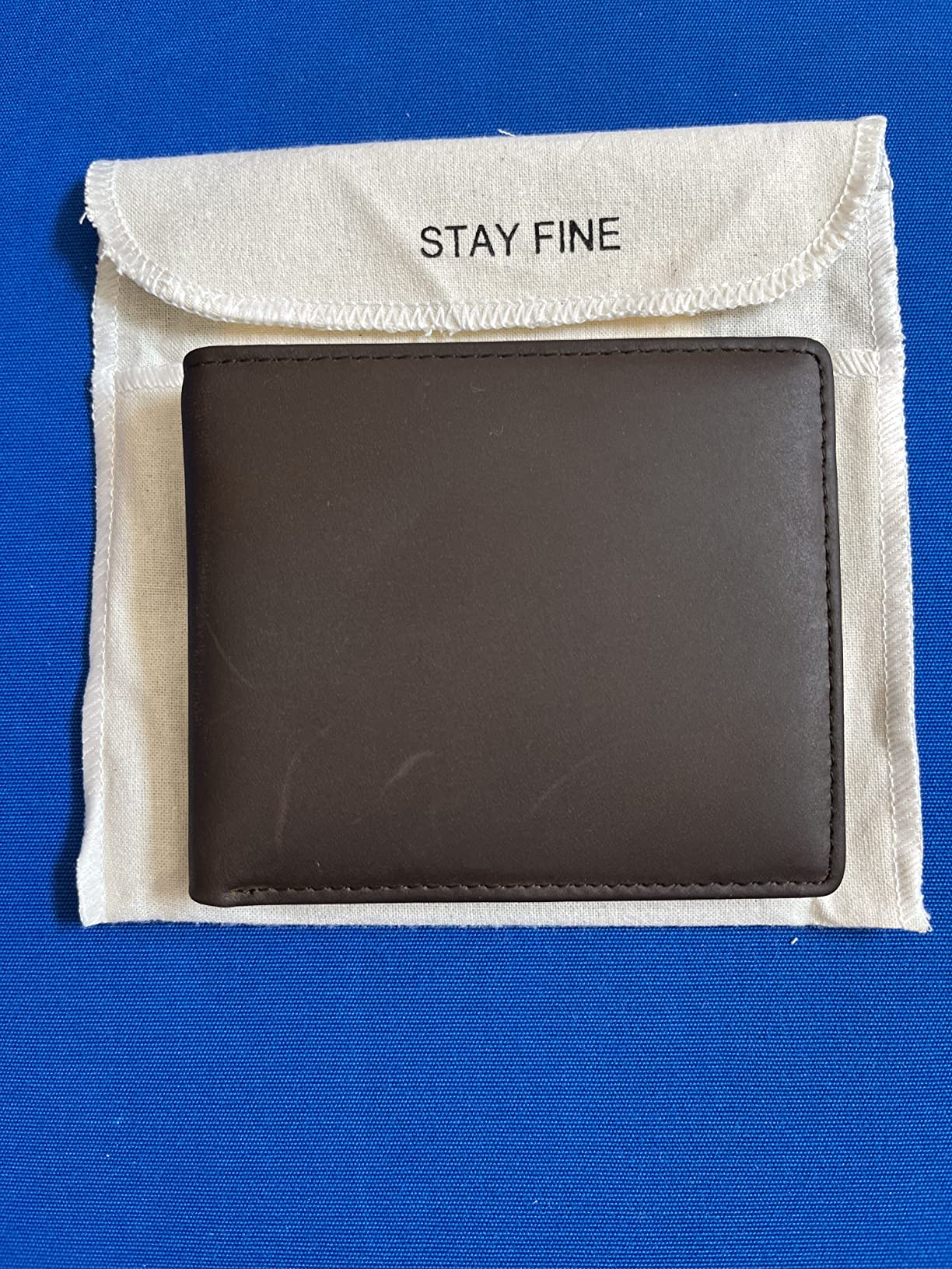 Top Grain Leather Wallet for Men | RFID Blocking | Extra Capacity Bifold Wallet with 2 ID Windows | Ultra Strong Stitching | Slim Billfold with 8 Card Slots | Gift for Him customer photo 1