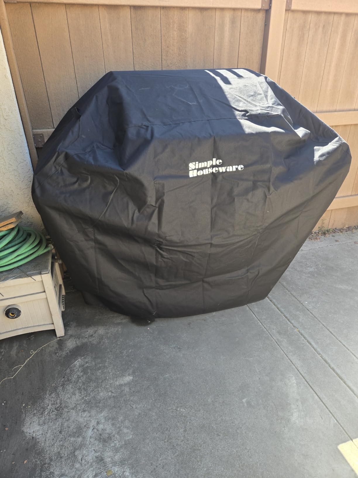 Simple Houseware 55 in. Heavy-Duty BBQ Gas Grill Cover, 600D Polyester Waterproof, Weather-Resistant customer photo 2