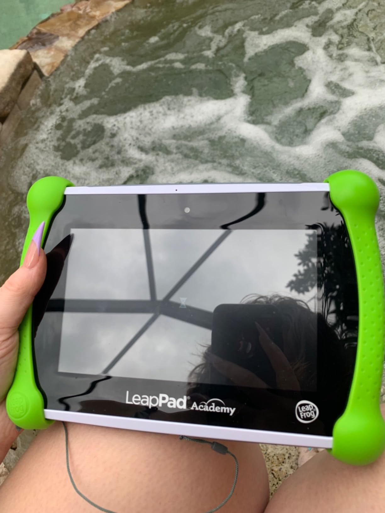 LeapFrog LeapPad Academy Kids' Learning Tablet, Green customer photo 2