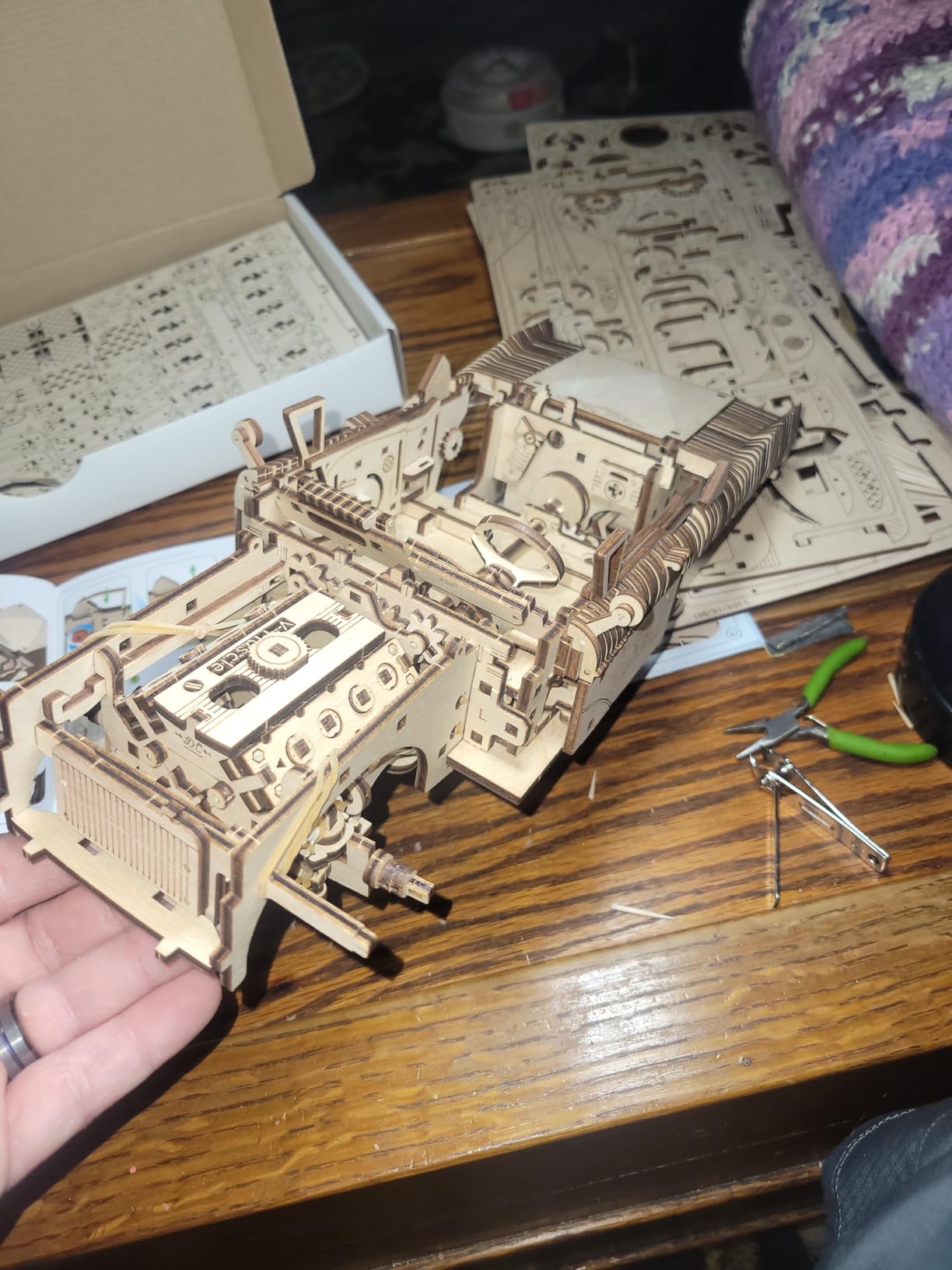 UGEARS Dream Cabriolet VM-05 Wooden 3D Puzzles for Adults - 3D Wooden Puzzles for Adults - Mechanical Model Car Kit - Retro 1950s Inspired DIY Craft, 3D Puzzle customer photo 1