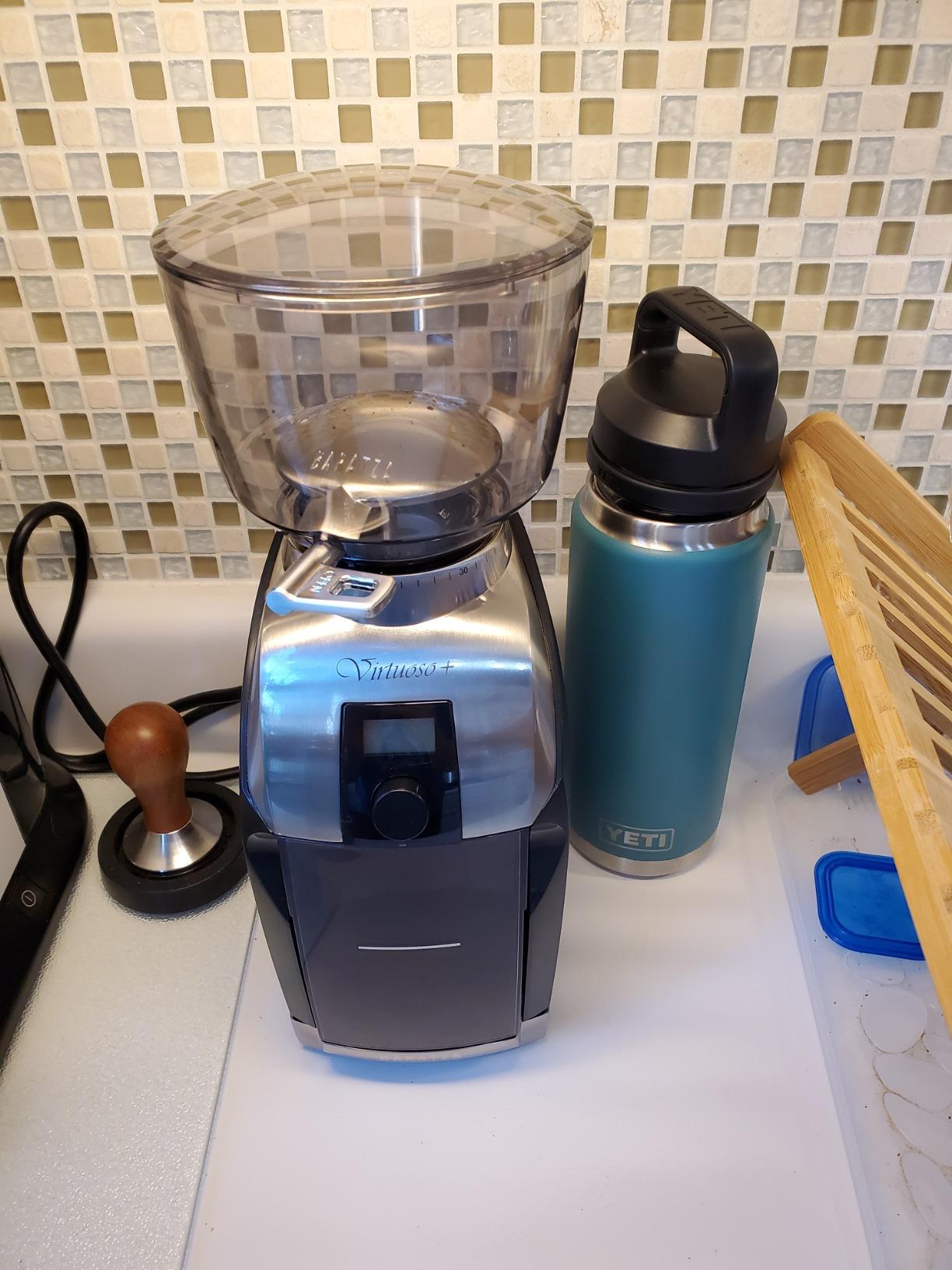 Baratza Virtuoso+ Coffee Grinder ZCG587BLK, Black | 40 grind settings give you access to an extensive range of brew methods, including espresso, French press and more customer photo 1