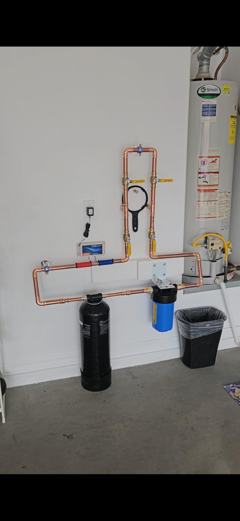 AO Smith Whole House Water Filter System - Whole Home Filtration for Well & City Water - Filters 96.9% of Chlorine Taste & Odor - 6 yr, 600,000 Gl, AO-WH-Filter customer photo 2