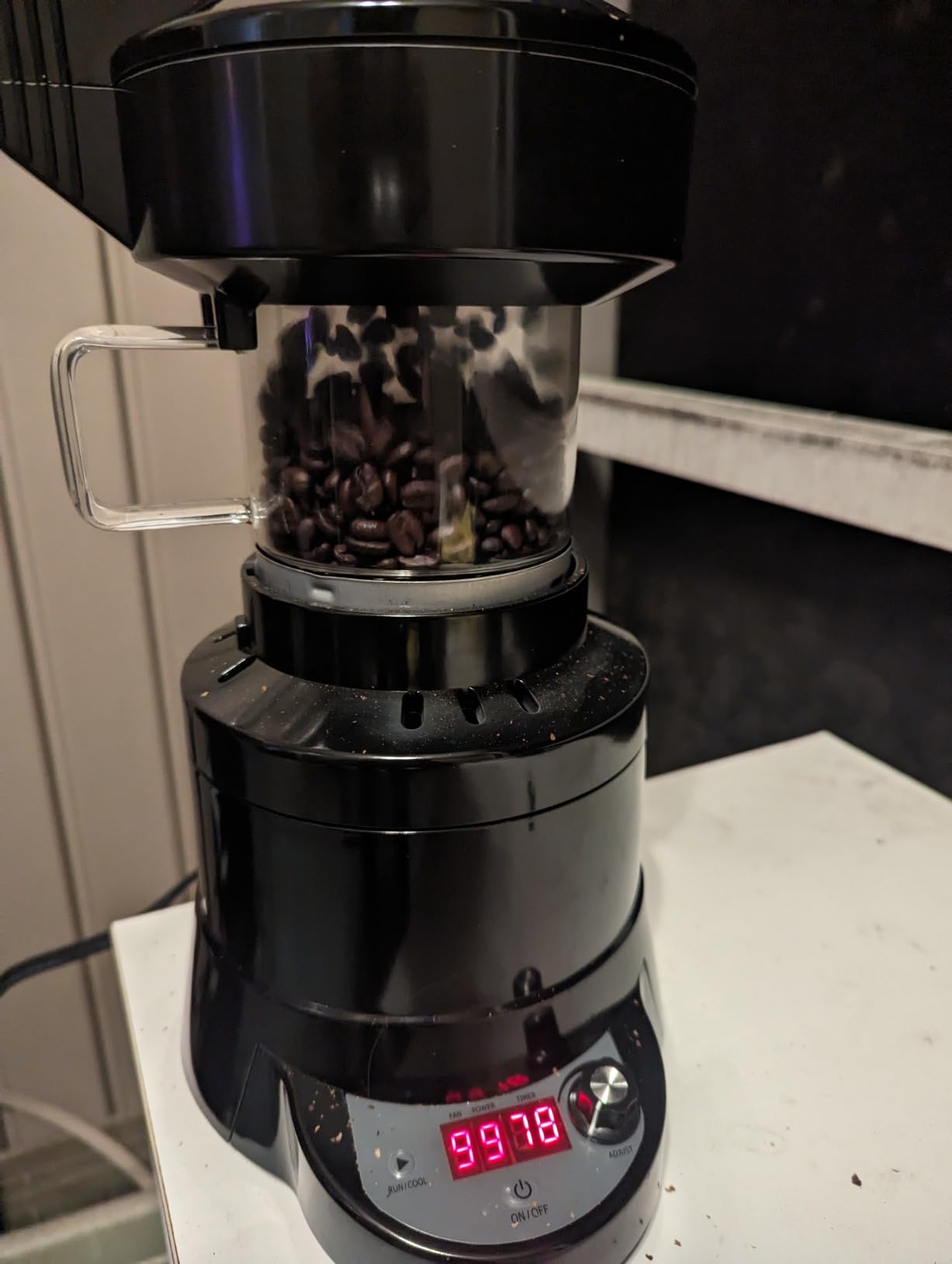 SR540 Automatic Coffee Bean Roaster | Roast Coffee At Home | Variable Heat Settings | Convection Fan Control | Digital Status Display customer photo 1