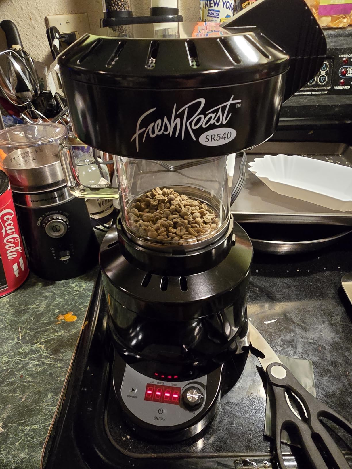 SR540 Automatic Coffee Bean Roaster | Roast Coffee At Home | Variable Heat Settings | Convection Fan Control | Digital Status Display customer photo 2