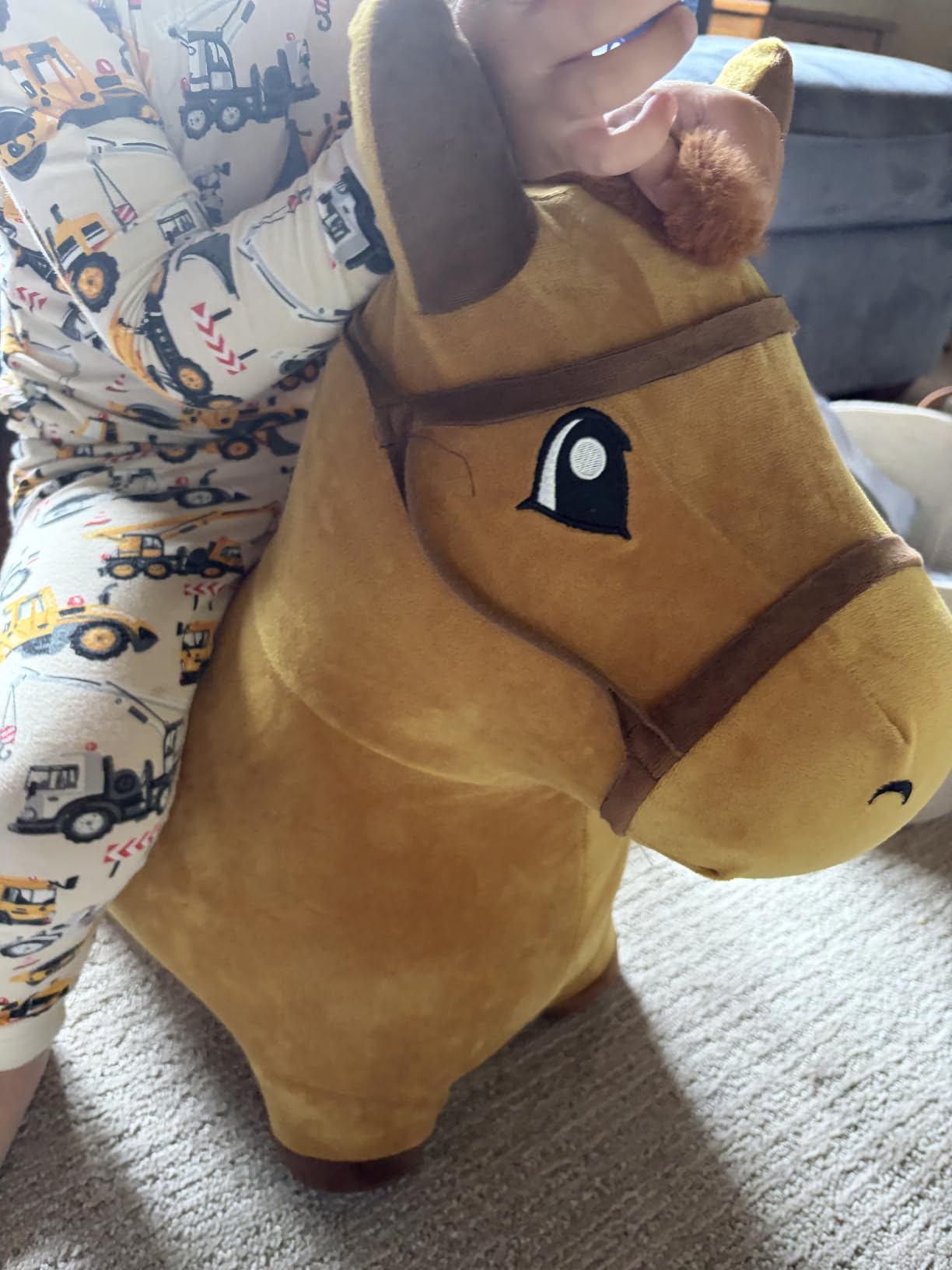 Bouncy Pals Toddler Unicorn Hopper Toy Girl Gift, Outdoor Ride Animal Horse customer photo 1