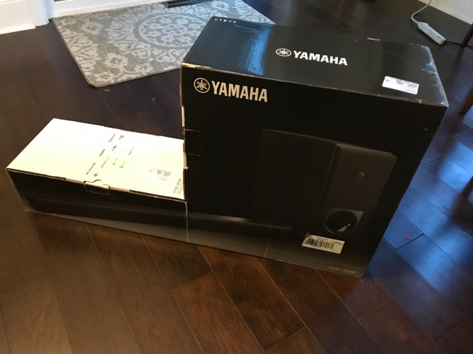 Yamaha YAS-209BL Sound Bar with Wireless Subwoofer, Bluetooth, and Alexa Voice Control Built-In, Black customer photo 2