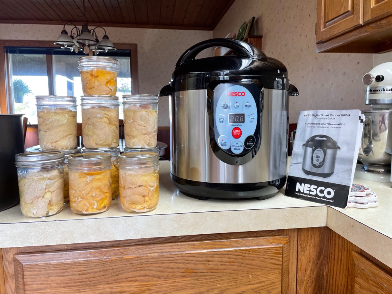 NESCO NPC‑9 Smart Electric Pressure Canner and Cooker for Home Food Preservation, 9.5‑Quart Stainless Steel with Digital Controls customer photo 2