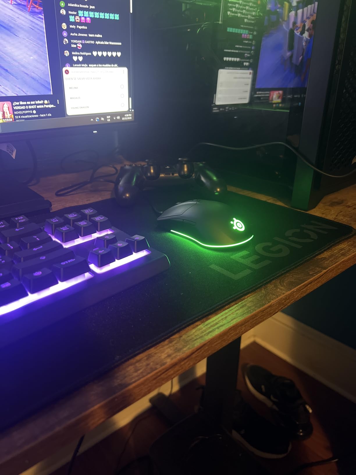 Legion Gaming XL Cloth Mouse Pad, Anti-Fray, Non-Slip, Water-Repellent, GXH0W29068, Black customer photo 2