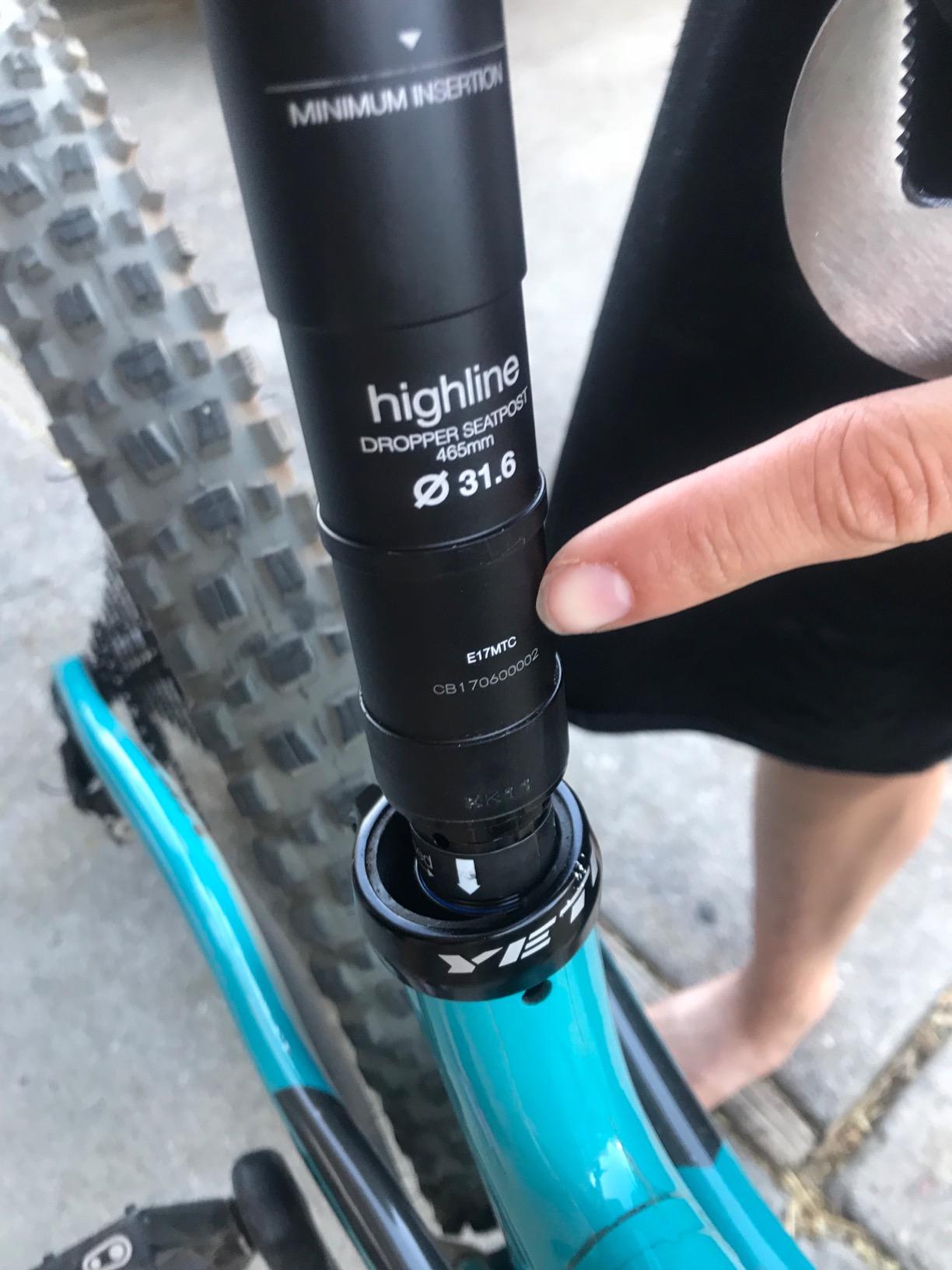 Crankbrothers Highline 30.9 Dropper Seatpost customer photo 2
