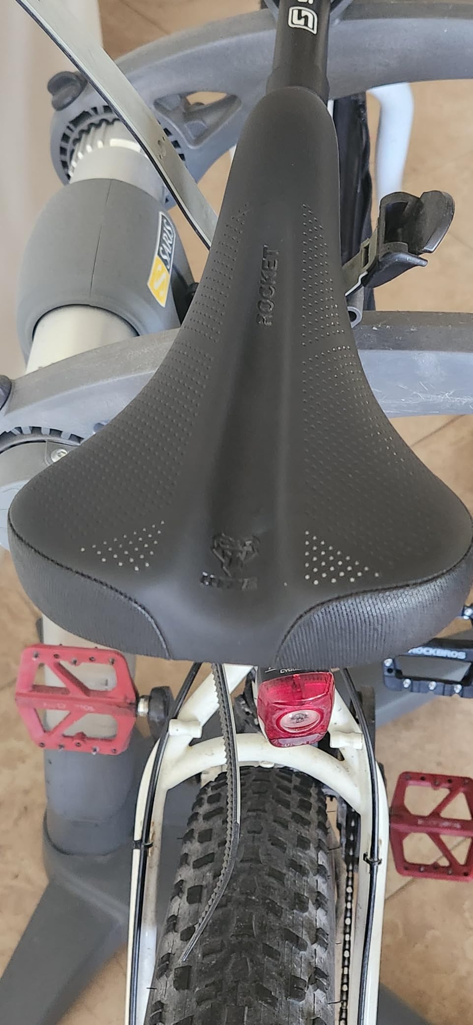 WTB Rocket Bike Seat (Saddle) - Thick Padding - Medium Width - Mountain & Gravel (Steel Rail) customer photo 2