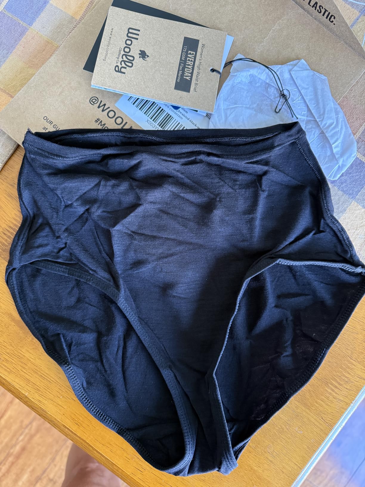 Woolly Women's 95% Merino Wool Bikini Panties for Travel & Everyday customer photo 2