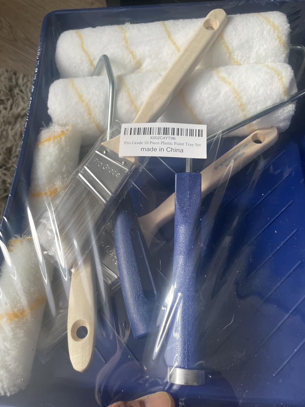 Pro Grade Paint Roller Kit, Brush & Roller, 10 Piece Set customer photo 1